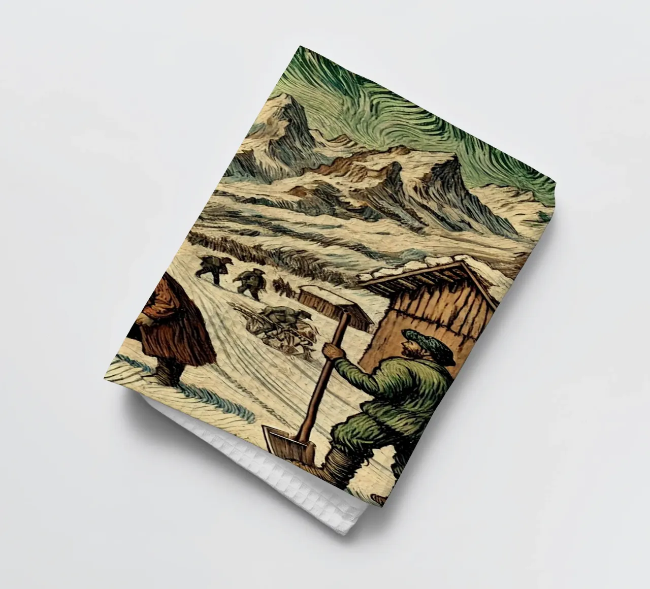 Alpine Grandpa canovaccio da cucina da Vintage Van Gogh
