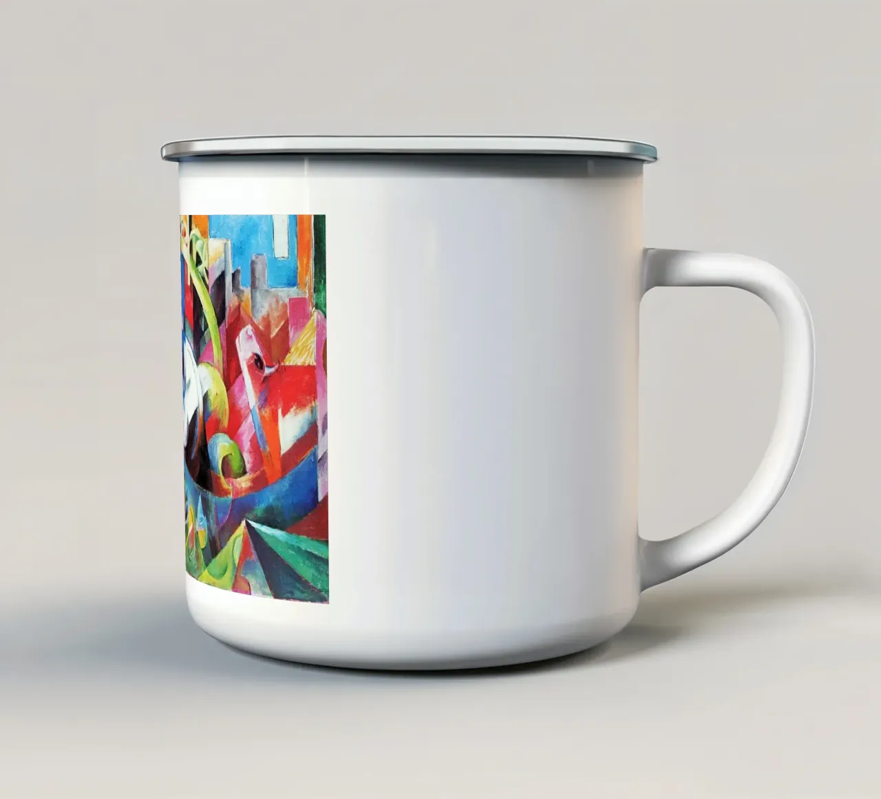 Wassily Kandinsky tazza in smalto da Maegan