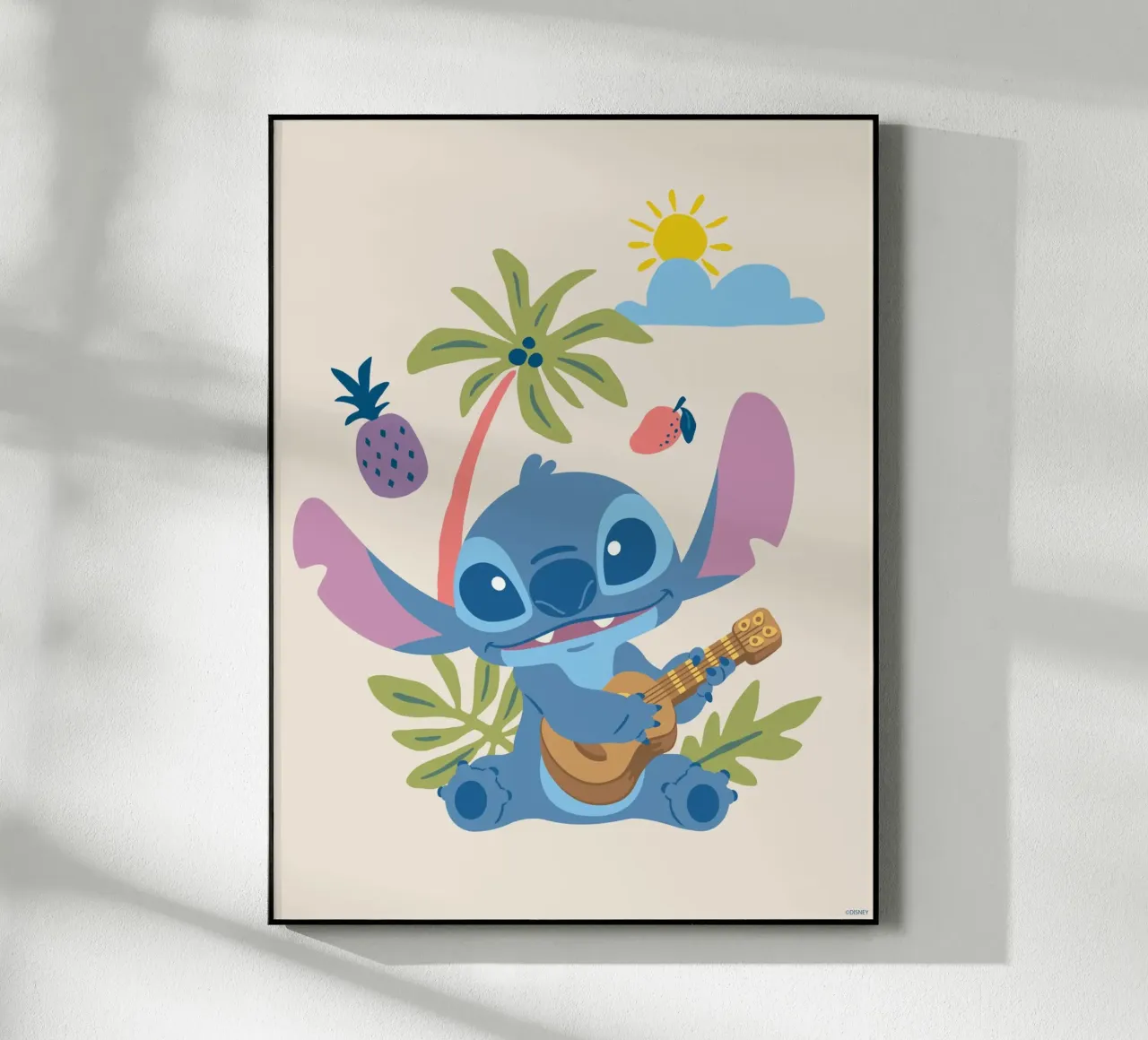 Stitch on holday Acryl-Glas von Stitch