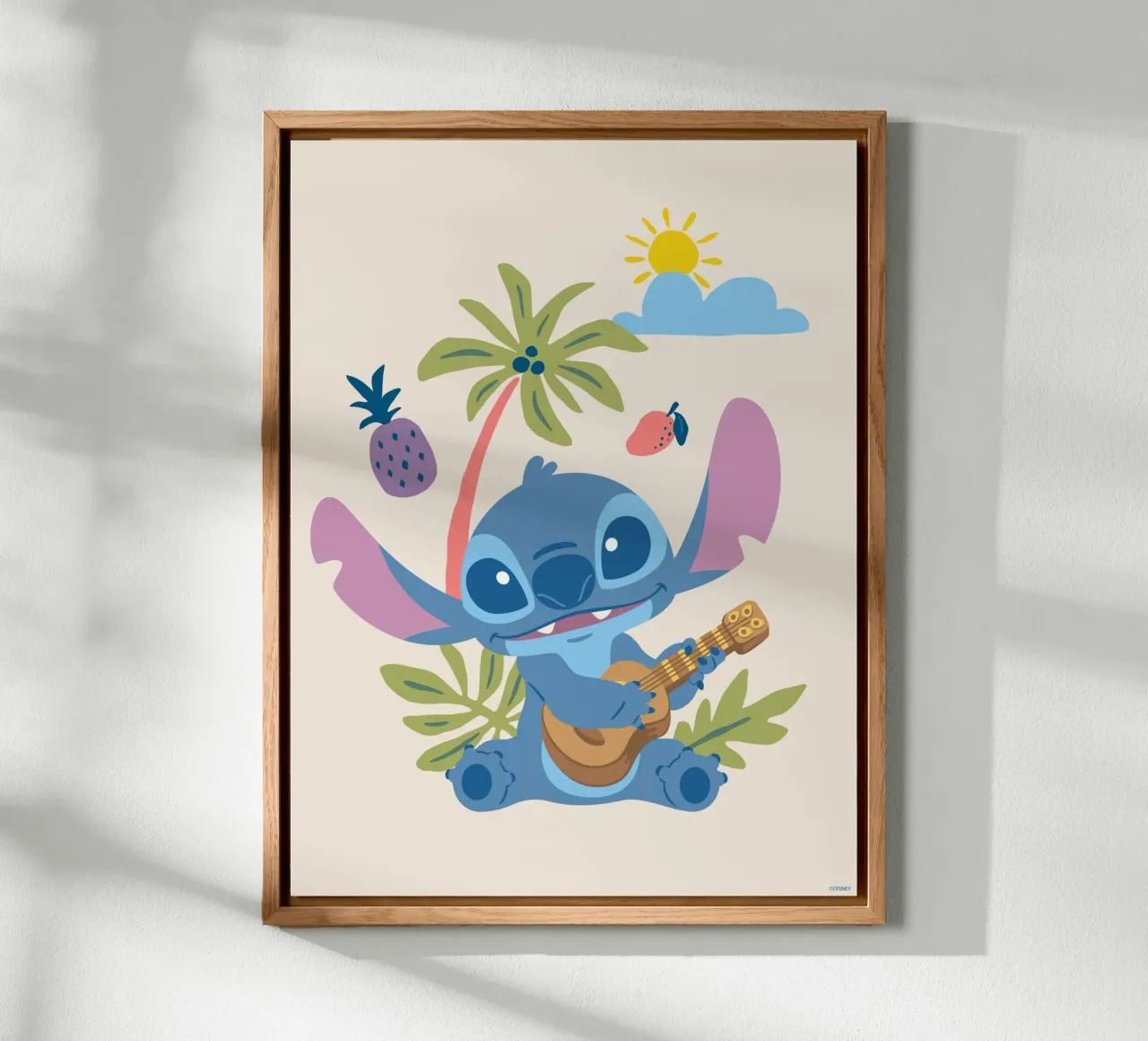 Stitch on holday alu-dibond by Stitch