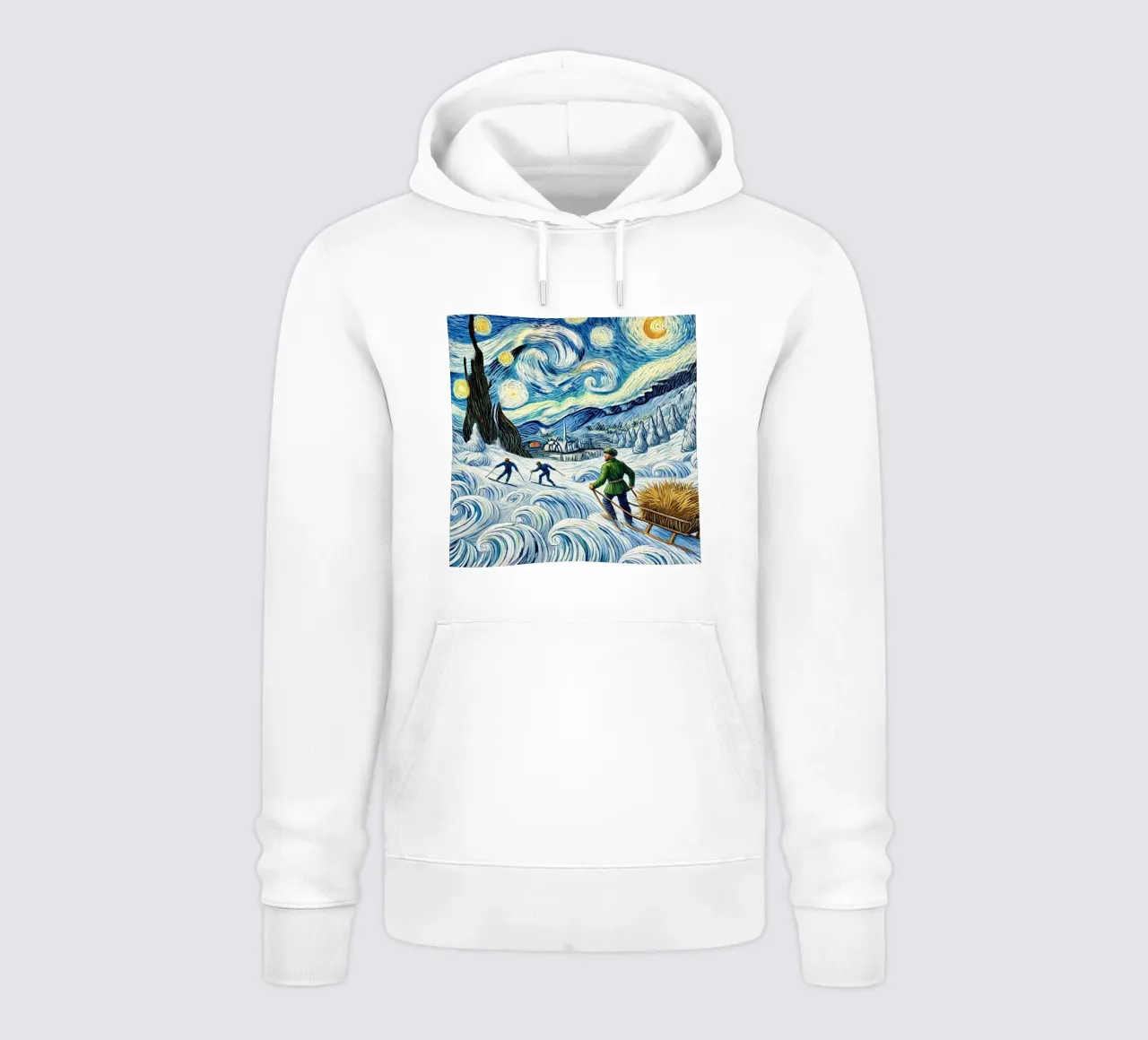 Hey Hey Hay felpa con cappuccio da Vintage Van Gogh