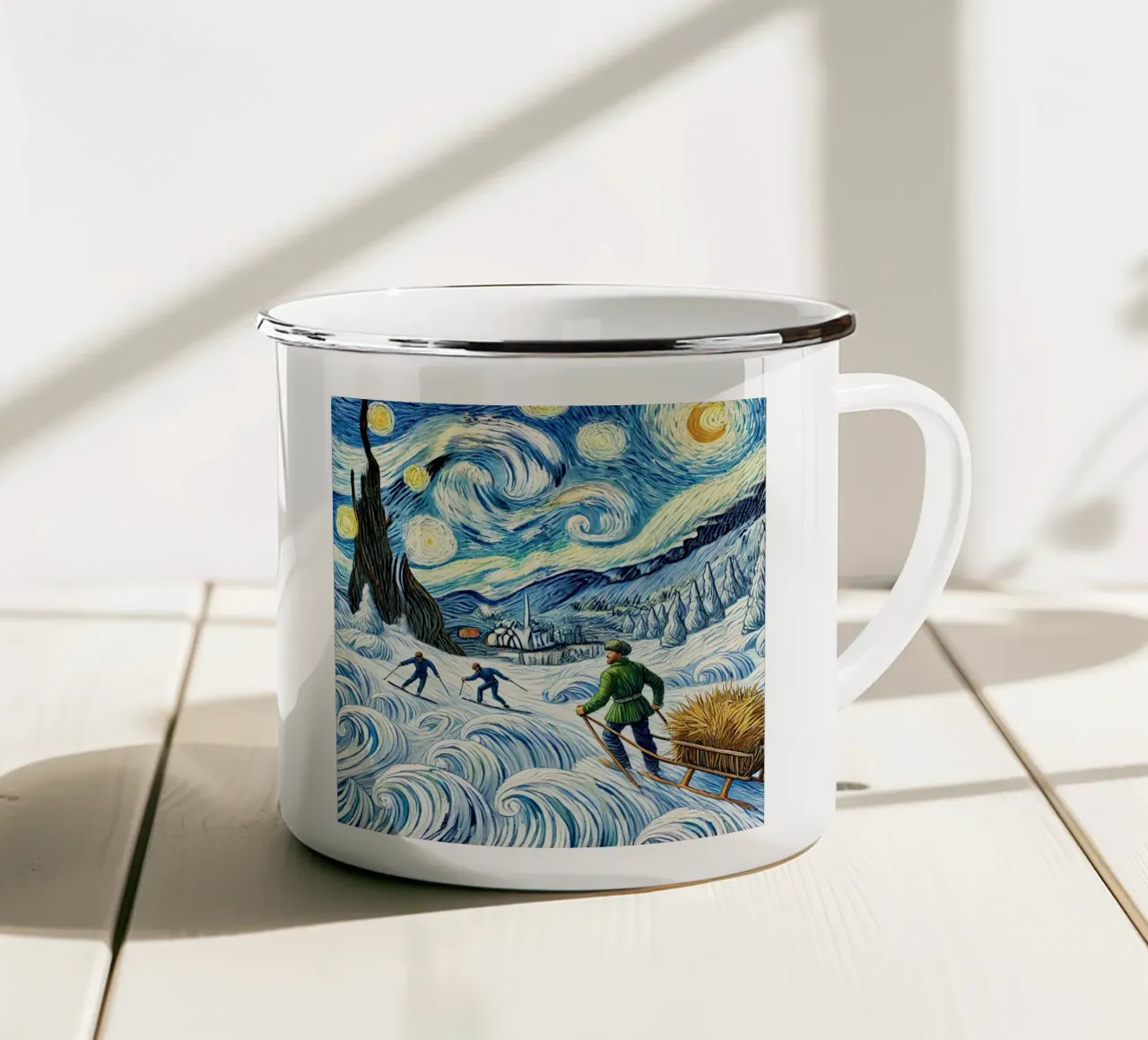 Hey Hey Hay tazza in smalto da Vintage Van Gogh