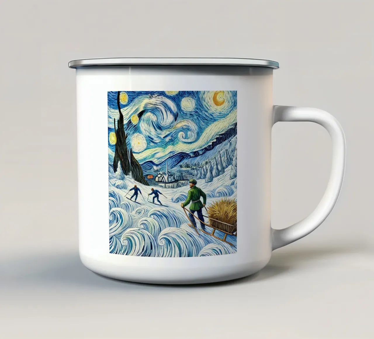 Hey Hey Hay tazza in smalto da Vintage Van Gogh