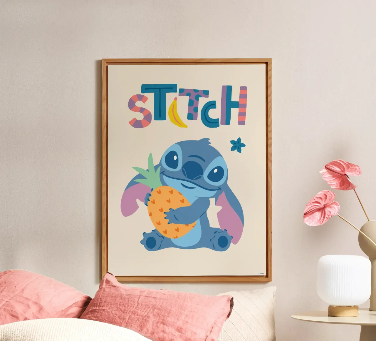 fruity Stitch Alu-Dibond von Stitch