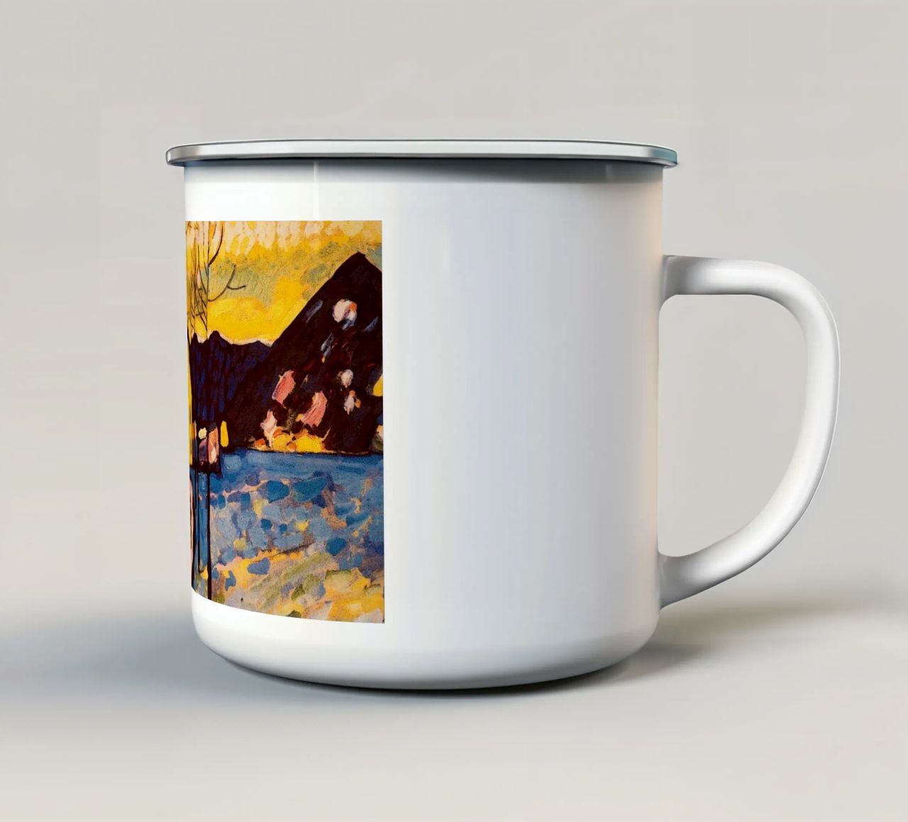 Wassily Kandinsky tazza in smalto da Maegan