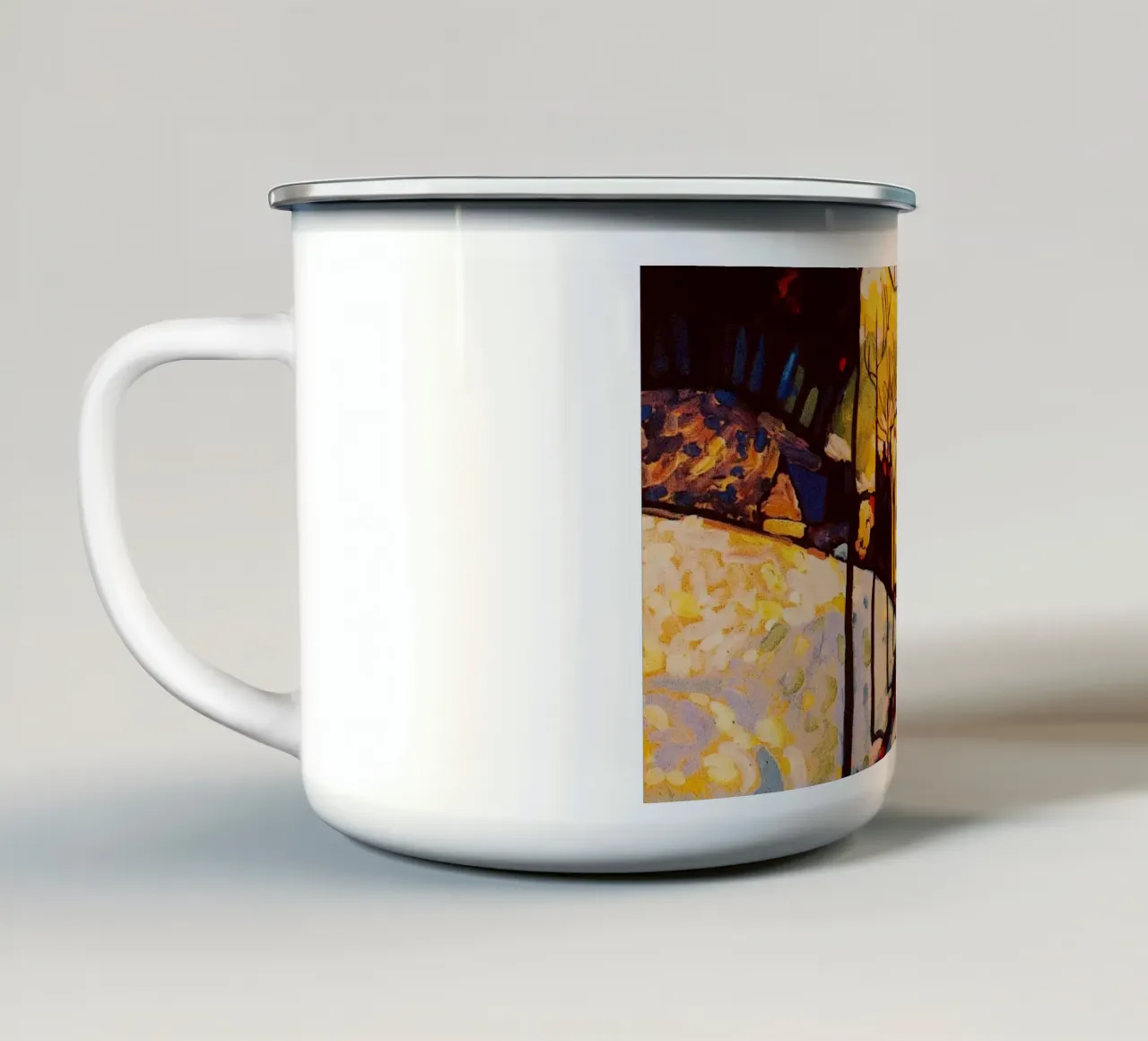 Wassily Kandinsky tazza in smalto da Maegan