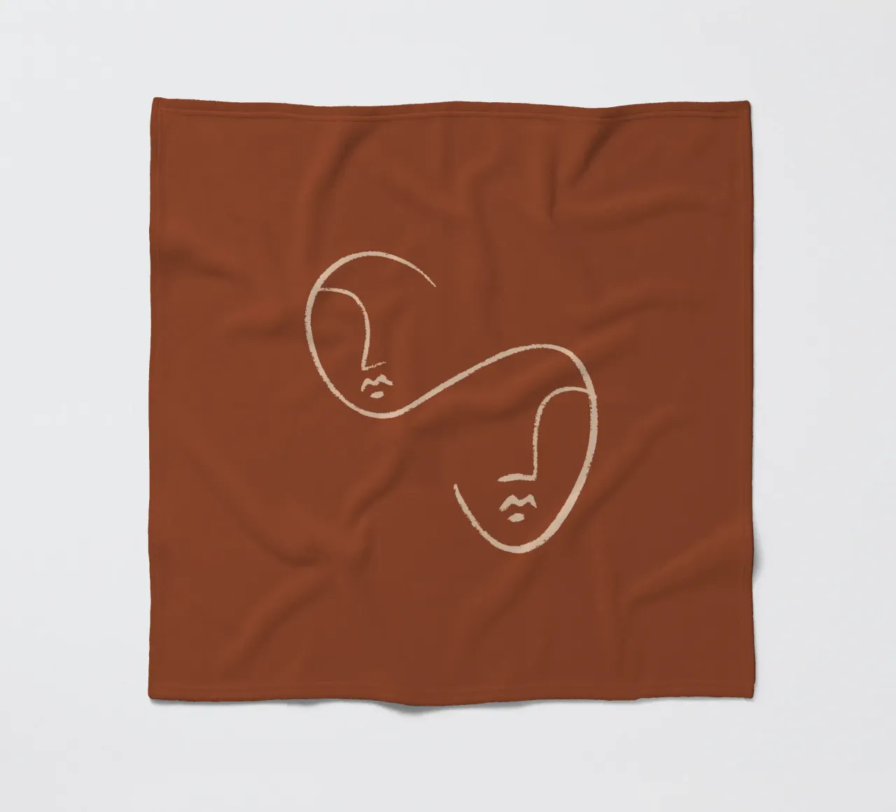 Calm Line No 10 coperta in pile da treechild
