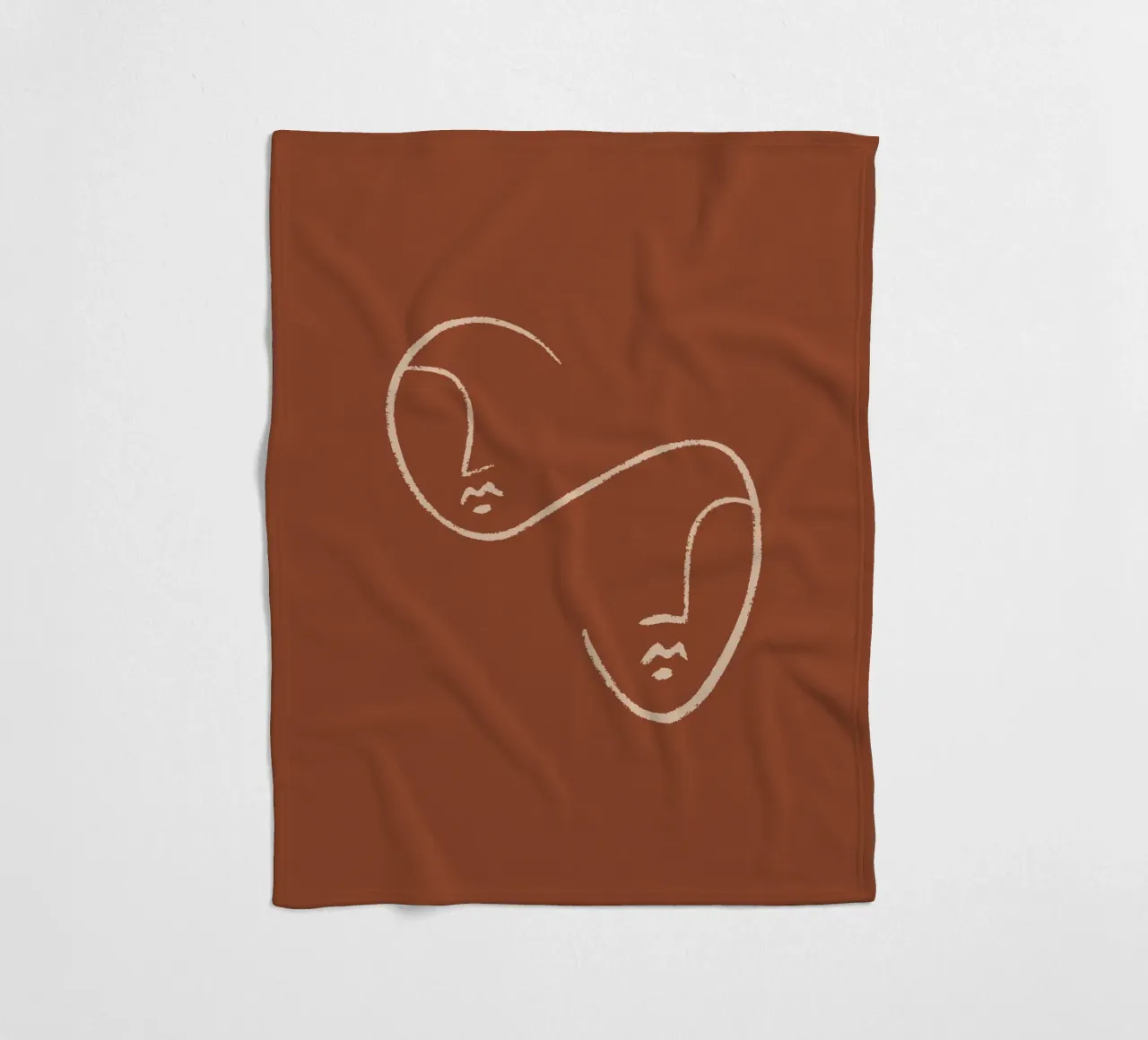 Calm Line No 10 coperta in pile da treechild