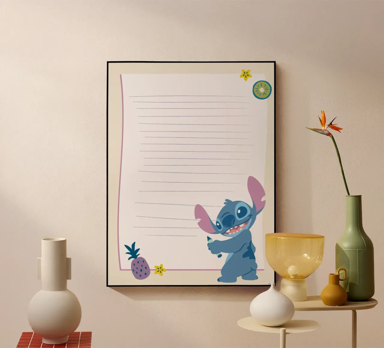 Make your notes, Stitch! plexiglass da Stitch