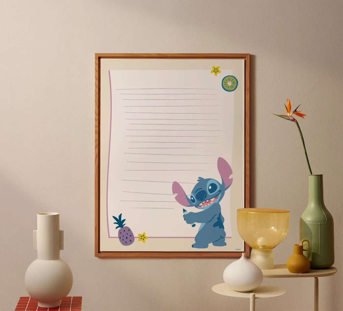 Make your notes, Stitch! forex plate by Stitch