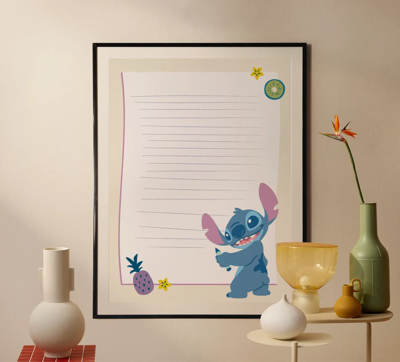 Make your notes, Stitch! poster by Stitch