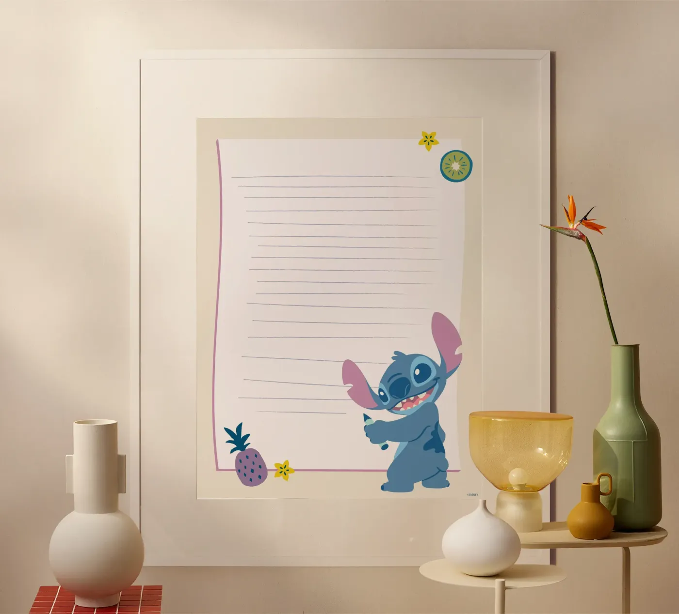 Make your notes, Stitch! poster by Stitch