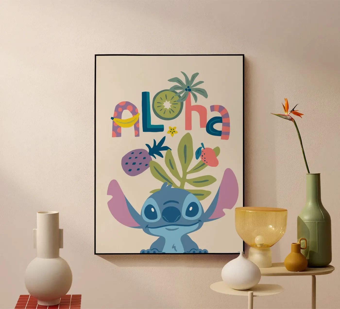 Stitch aloha II plexiglass da Stitch