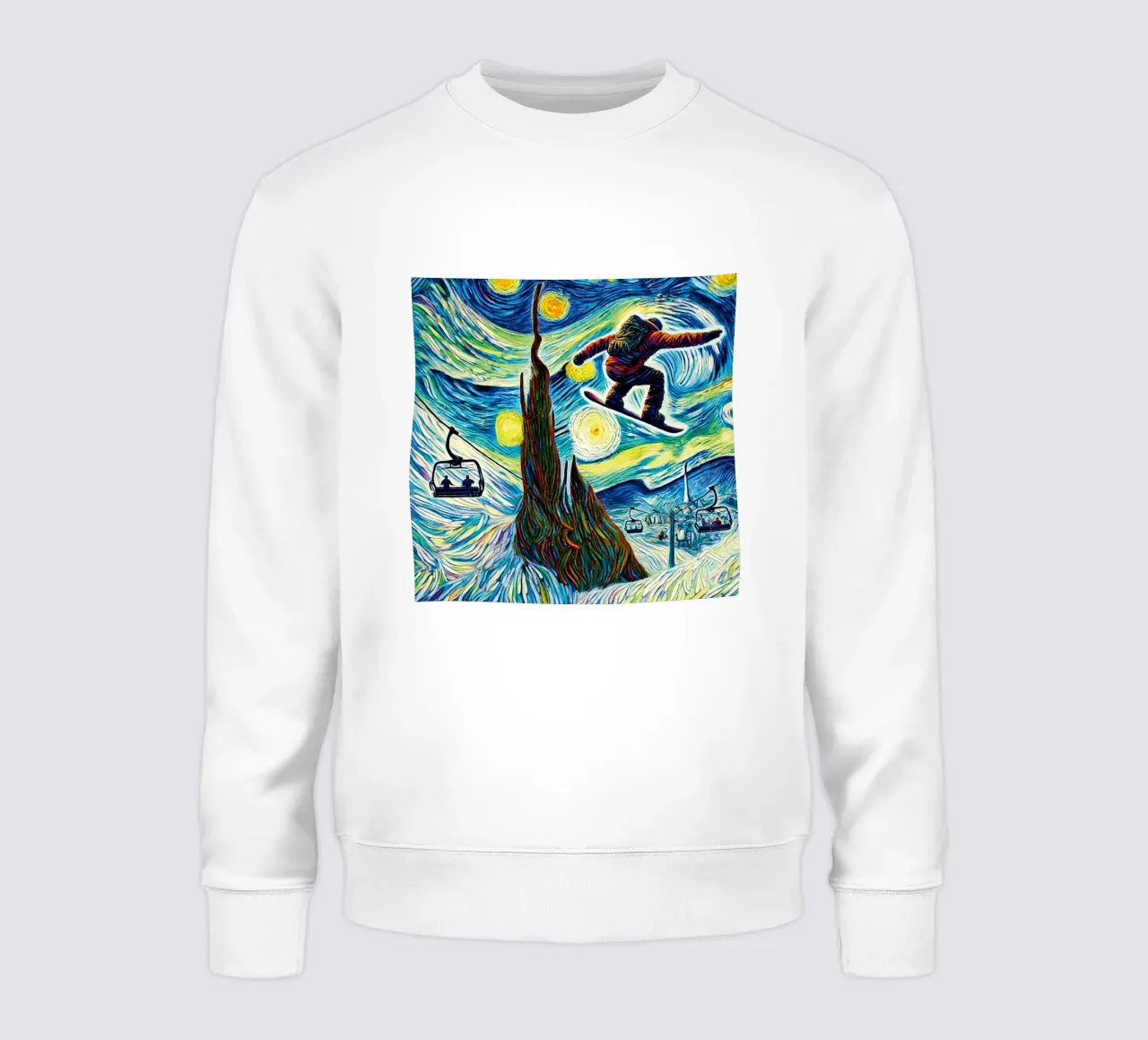 Jump The Bubble felpa da Vintage Van Gogh