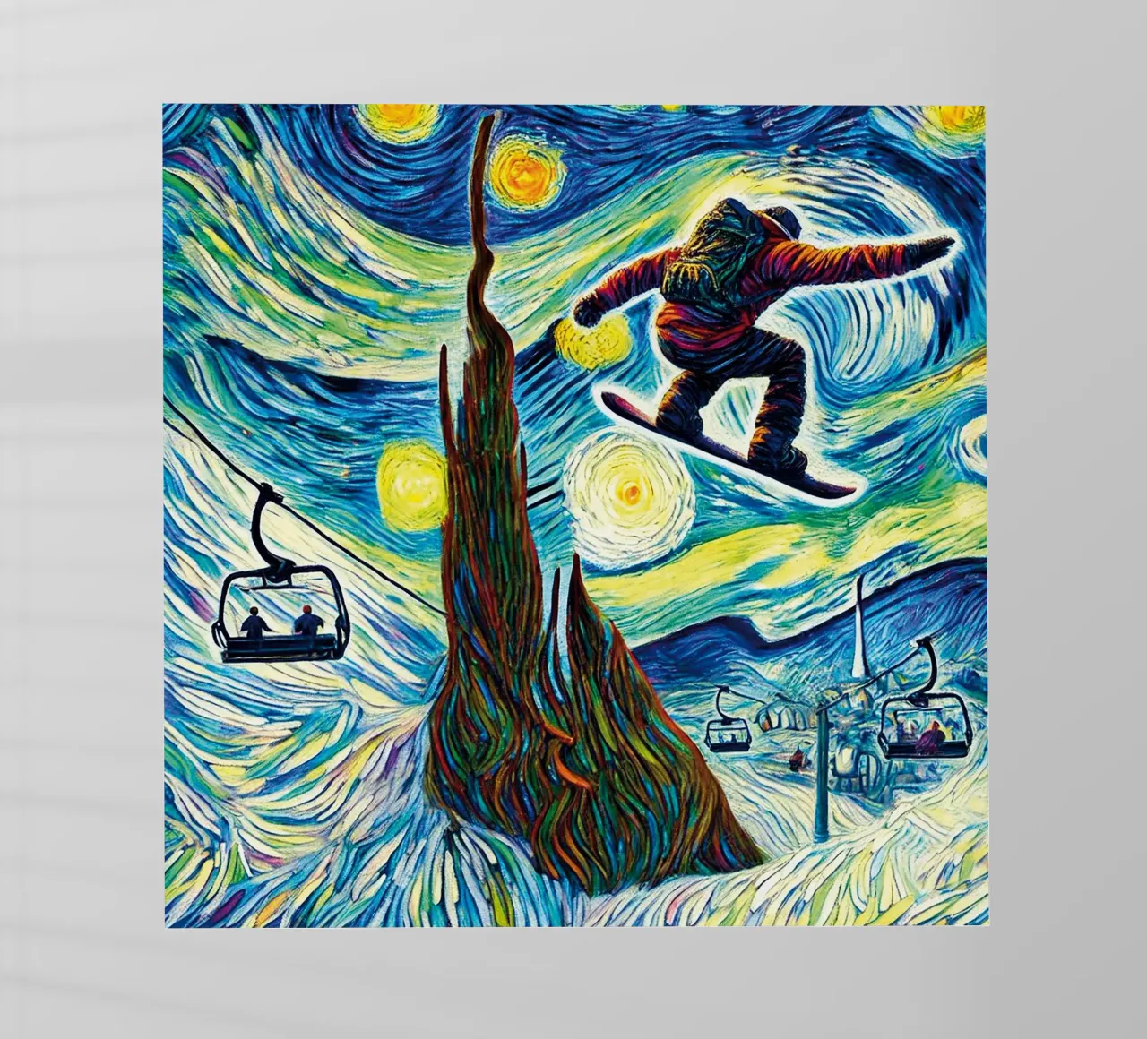 Jump The Bubble pellicola backlit da Vintage Van Gogh