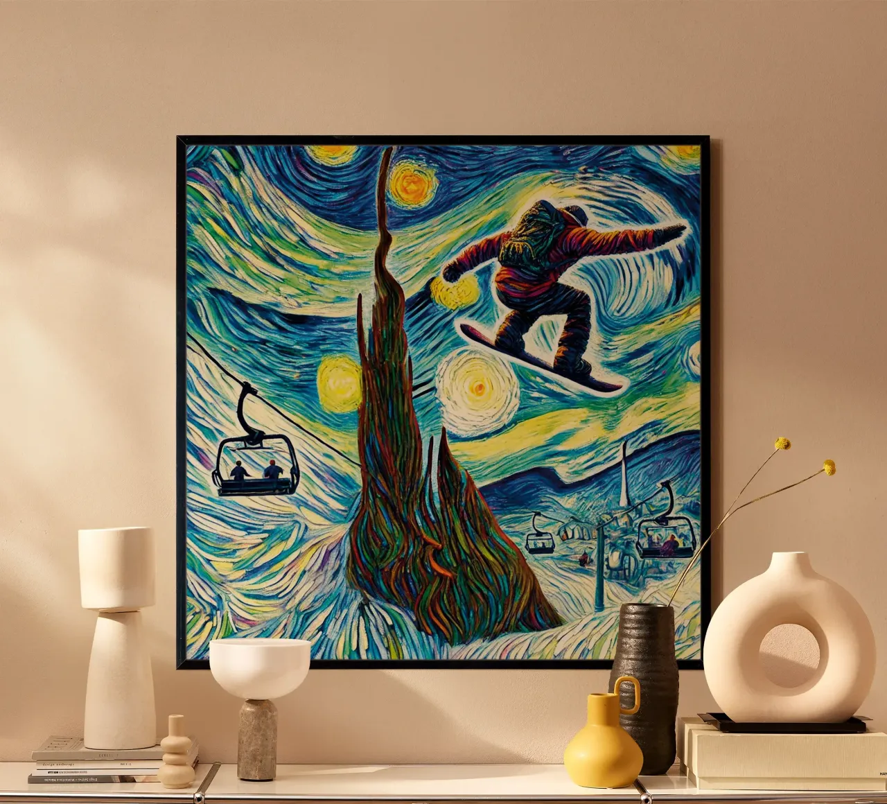 Jump The Bubble poster da Vintage Van Gogh
