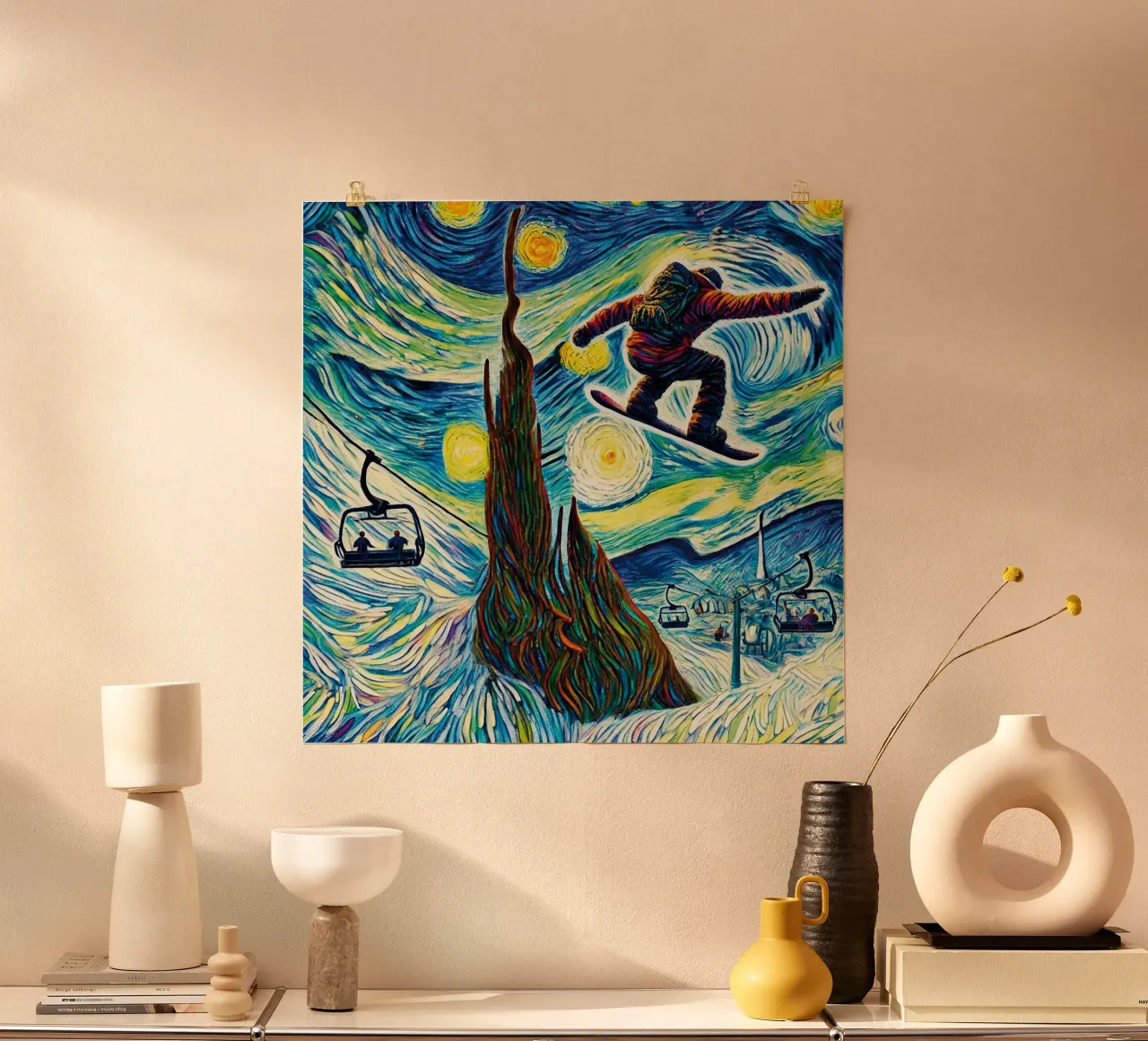 Jump The Bubble poster da Vintage Van Gogh