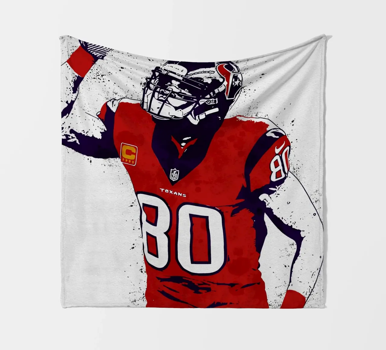 Andre Johnson Houston Texans fleece blanket by tenten