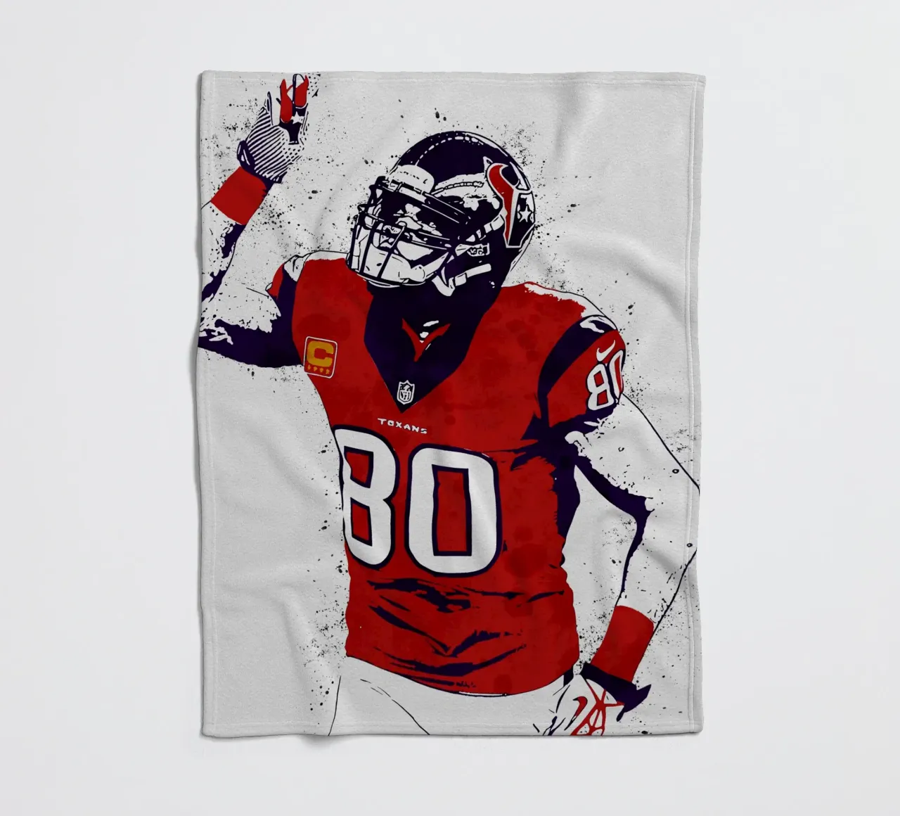 Andre Johnson Houston Texans fleece blanket by tenten