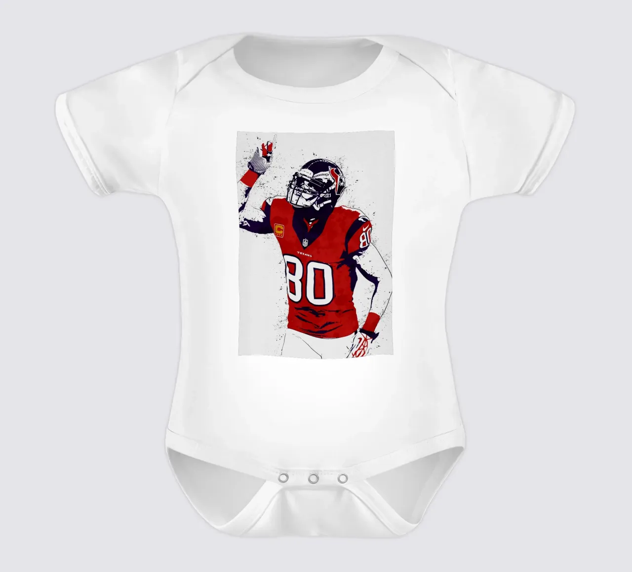 Andre Johnson Houston Texans short-sleeve baby romper by tenten
