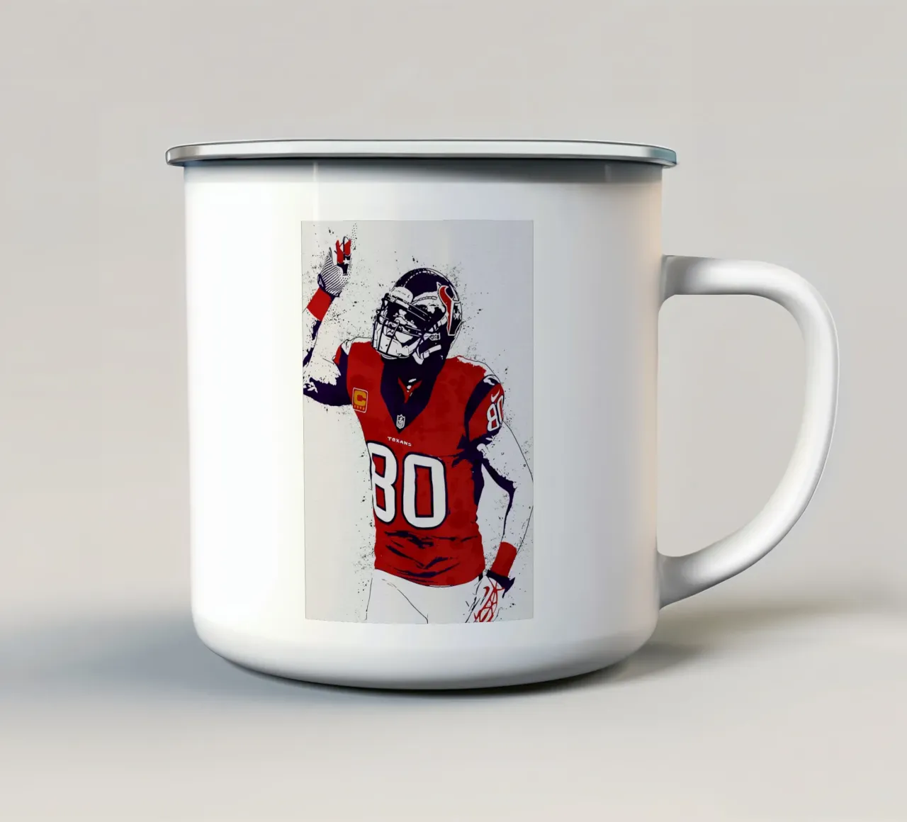 Andre Johnson Houston Texans tazza in smalto da tenten