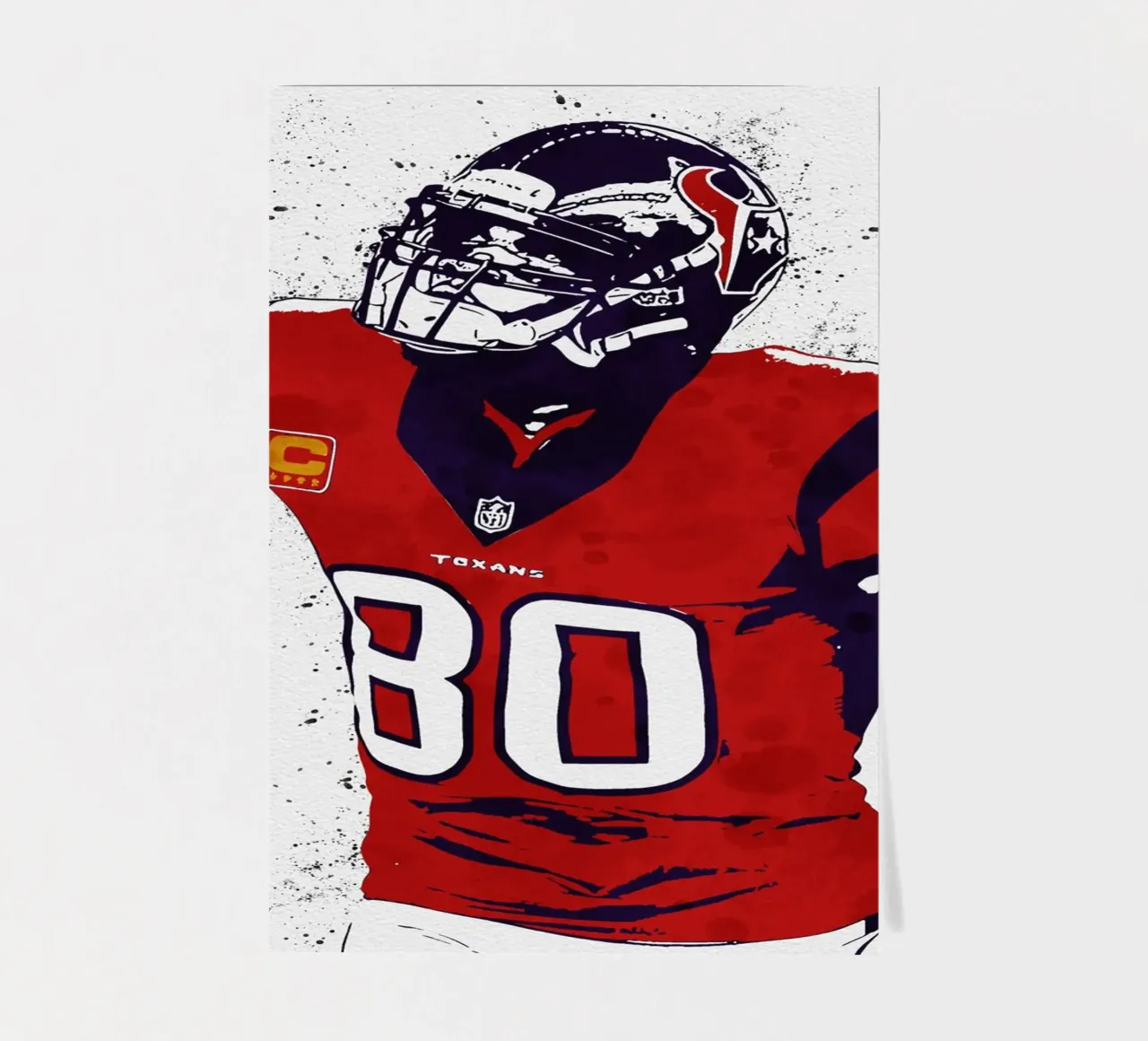 Andre Johnson Houston Texans sticker sheet by tenten