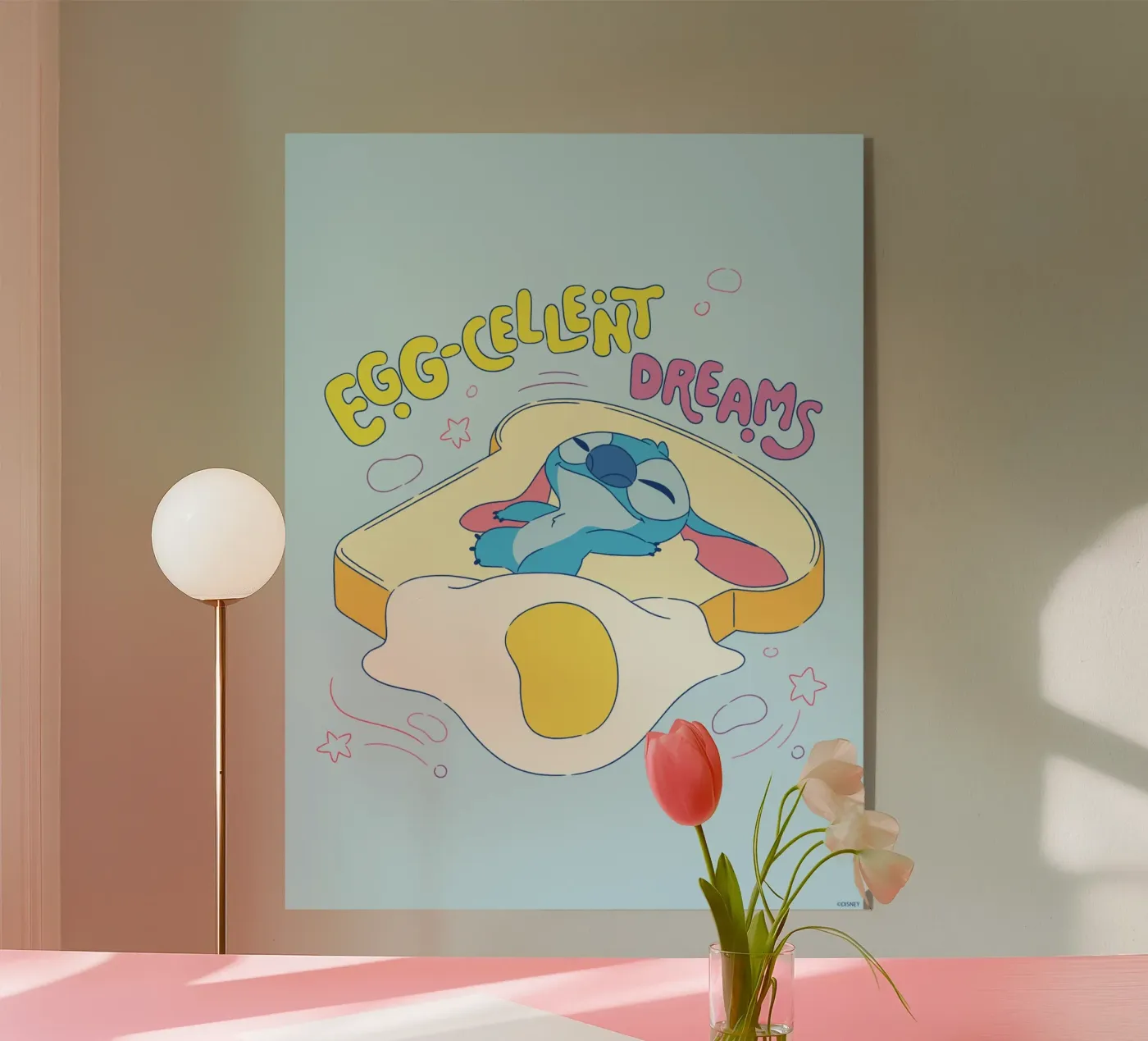 Stitch - egg-cellent plexiglas de Stitch