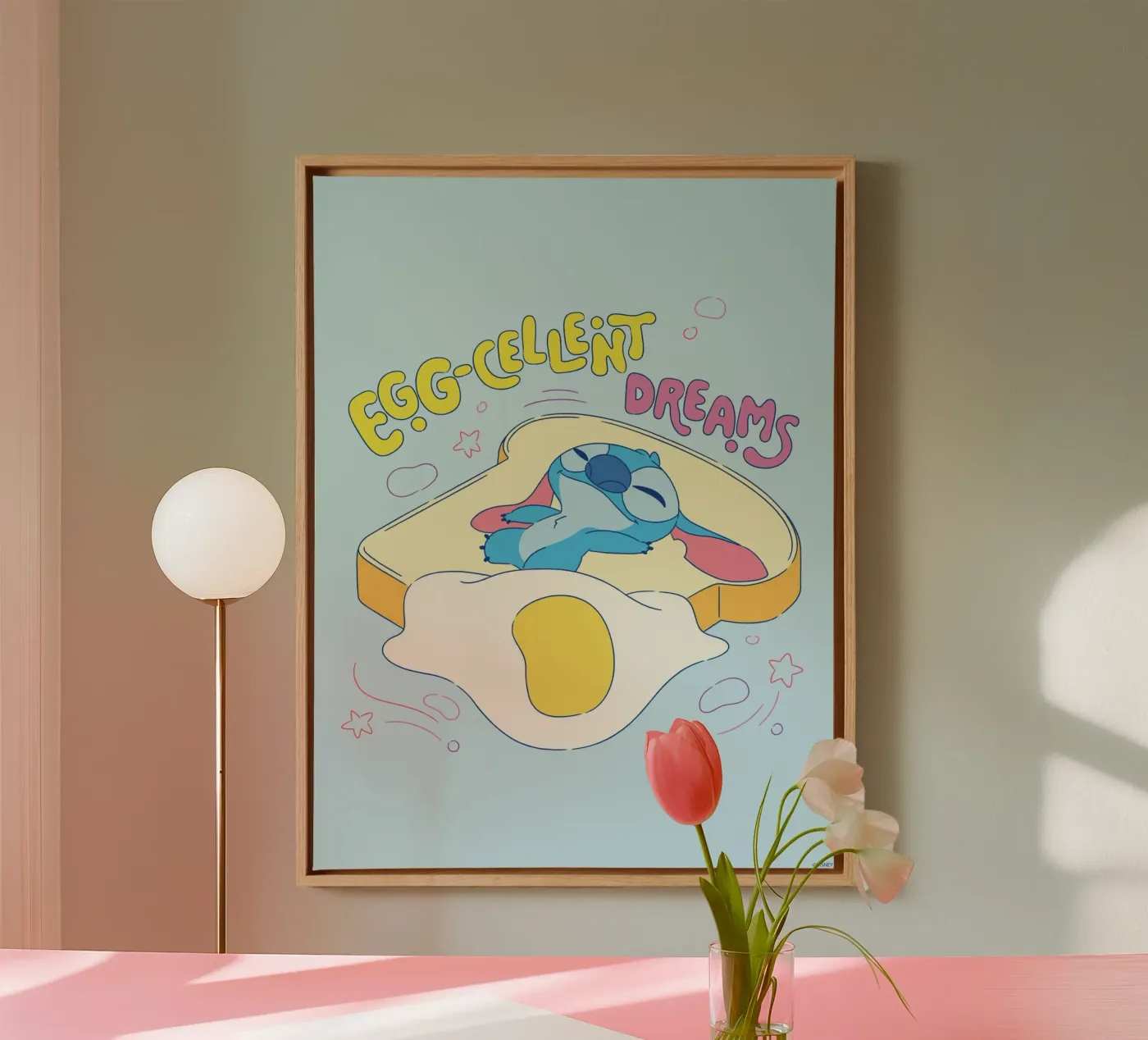 Stitch - egg-cellent toile de Stitch