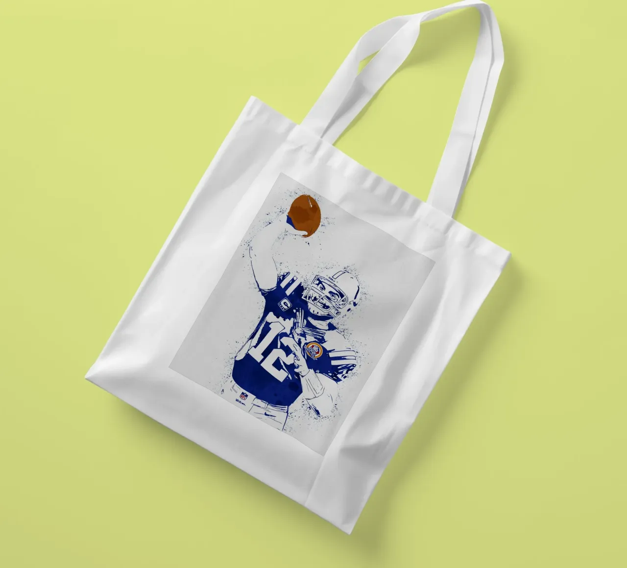 Andrew Luck Indianapolis Colts White Jersey borsa in juta da tenten