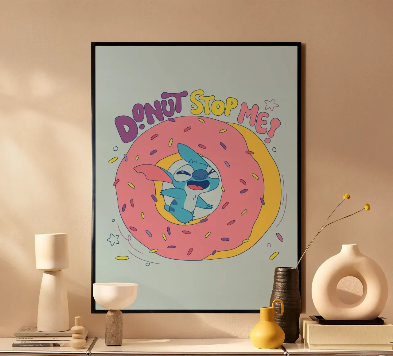 Stitch - Donut stop me! Poster von Stitch