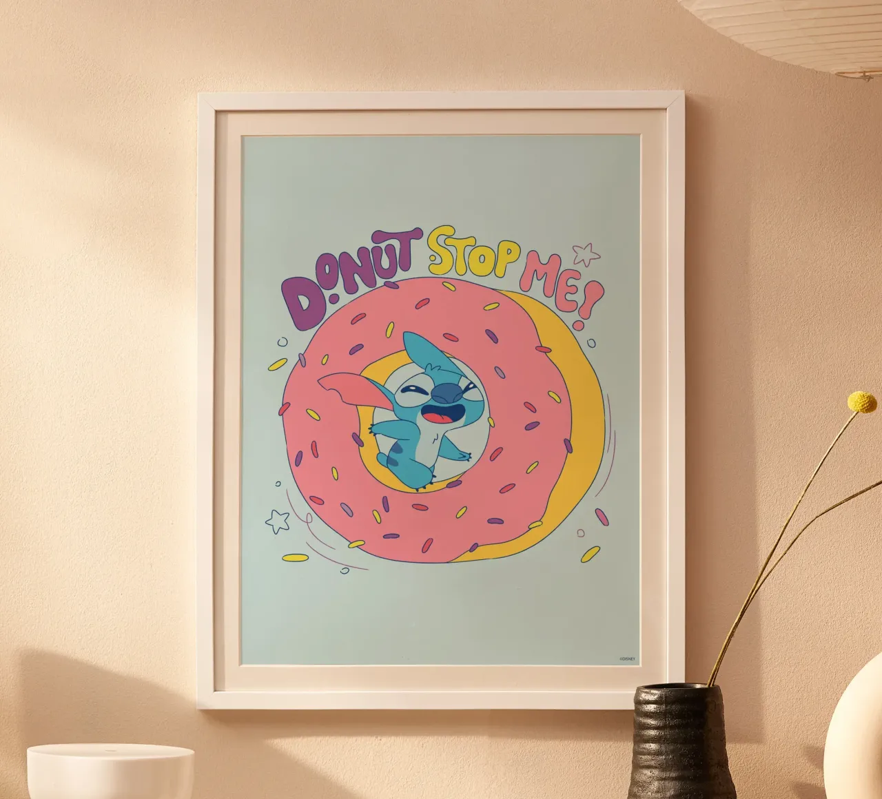 Stitch - Donut stop me! Poster von Stitch
