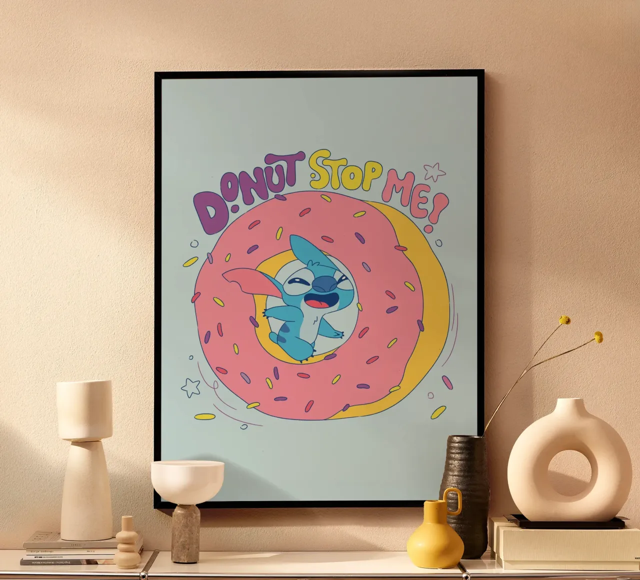 Stitch - Donut stop me! Poster von Stitch