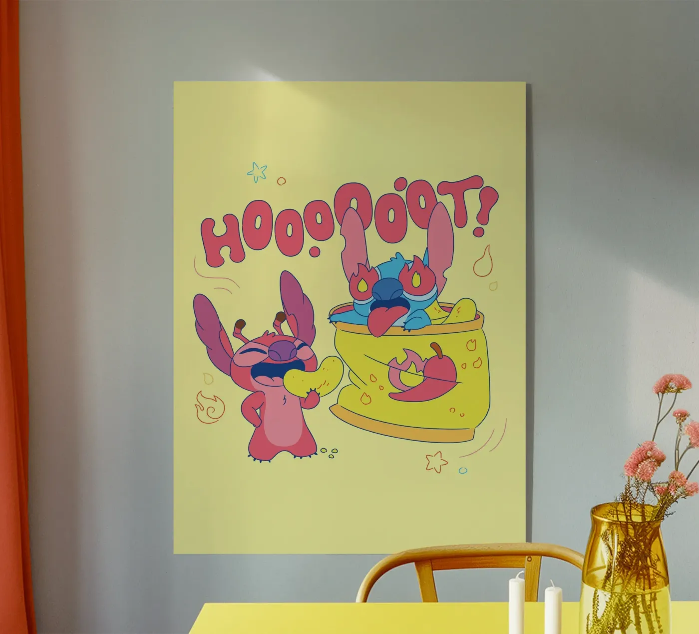 Stitch - HOOOOOT plexiglass da Stitch