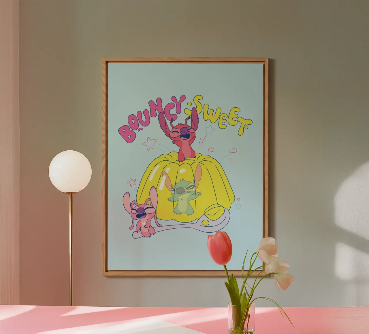 Stitch - Bouncy sweet pannello forex da Stitch
