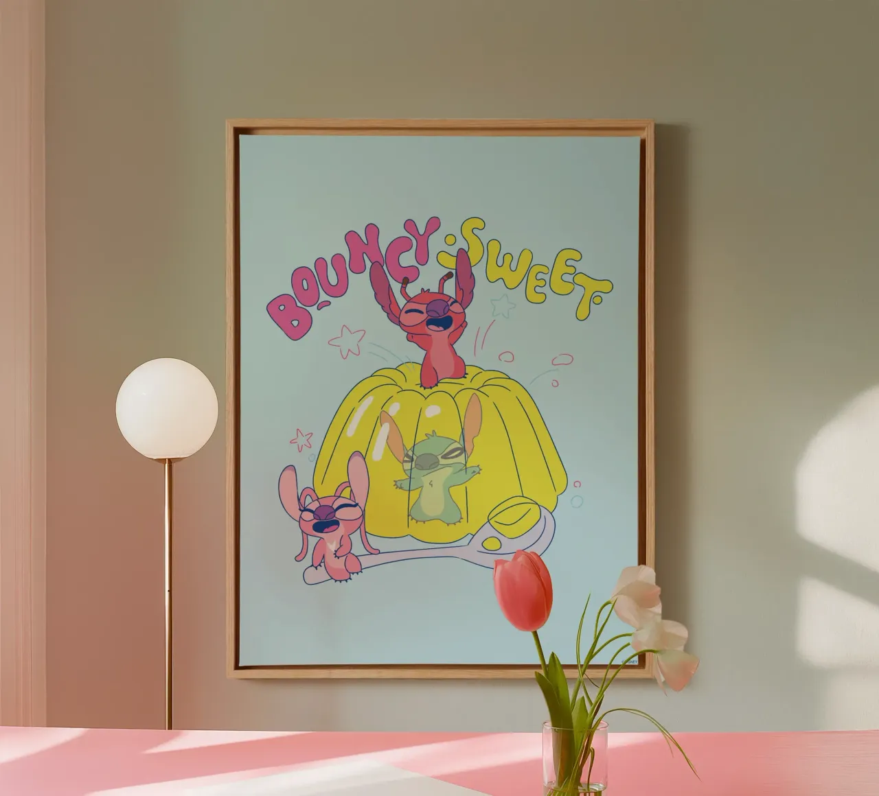 Stitch - Bouncy sweet canvas by Stitch