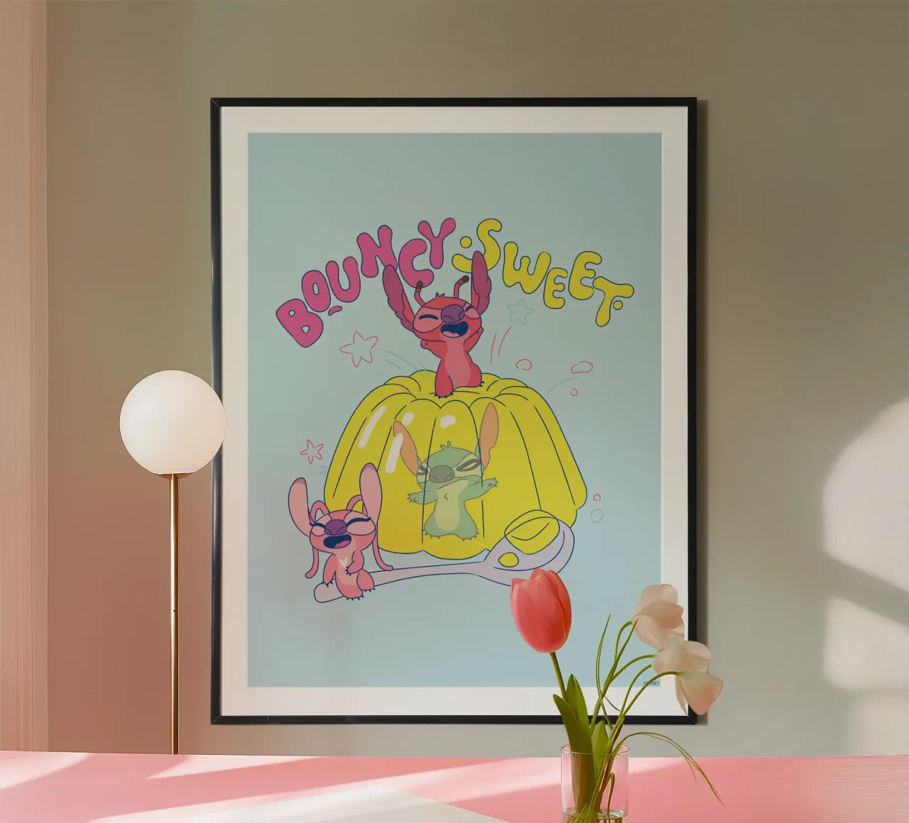 Stitch - Bouncy sweet poster by Stitch