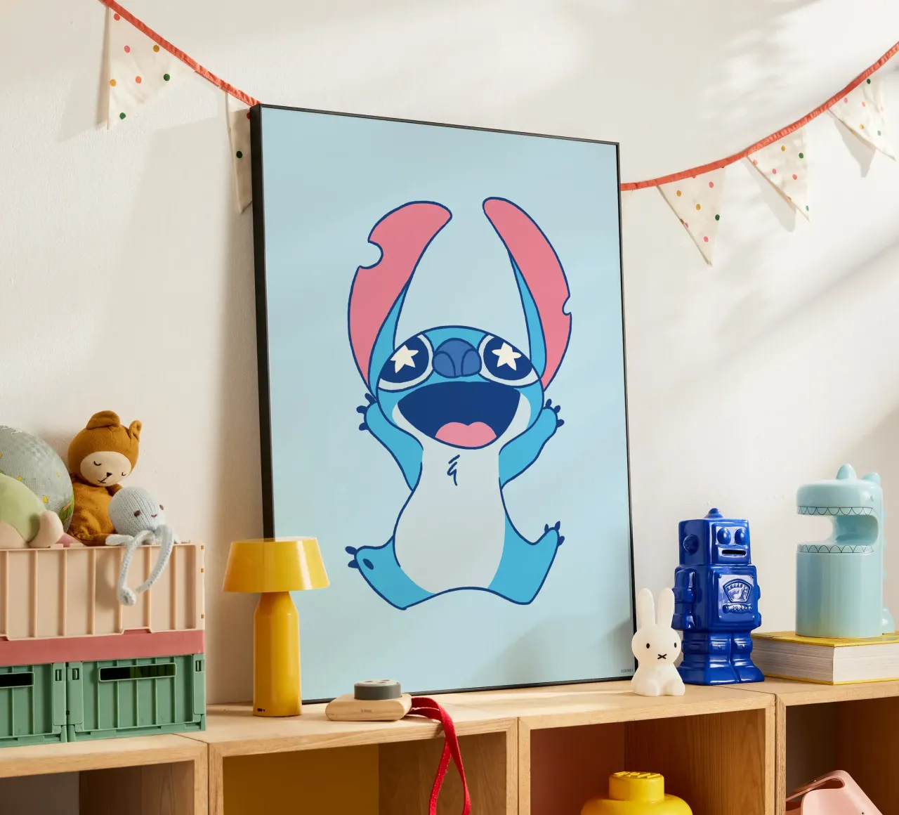 Hey Stitch alu-dibond by Stitch