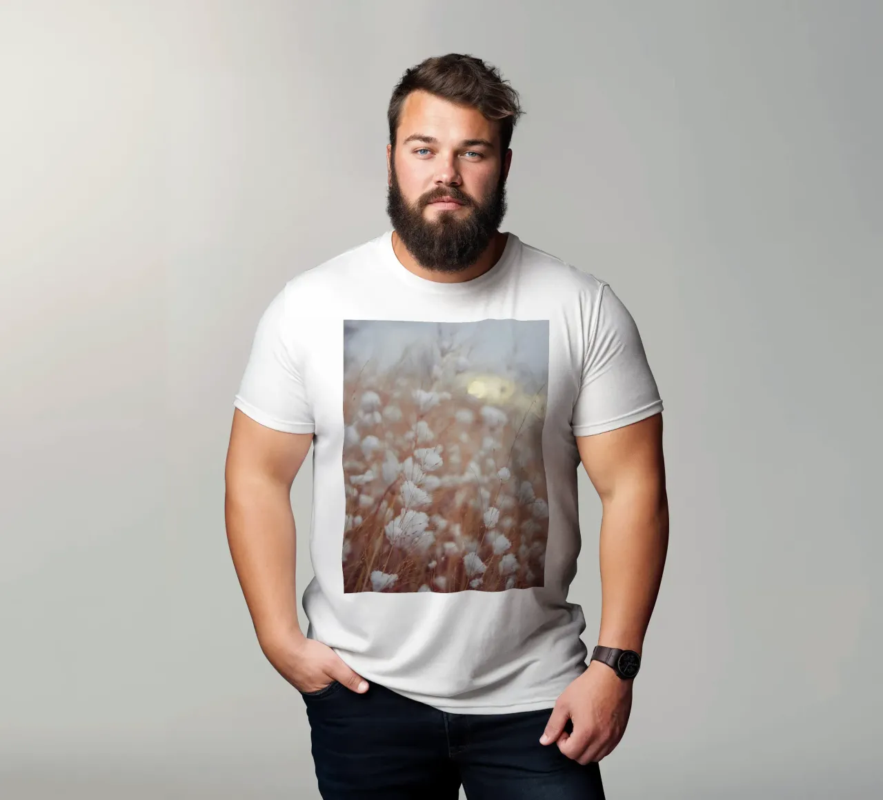 Ein Garten aus Baumwolle T-Shirt von Peace