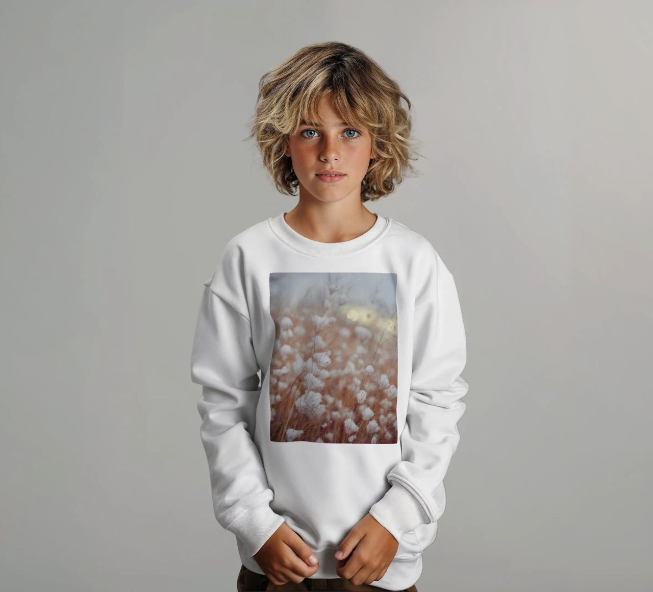Un giardino di cotone felpa bambino da Peace