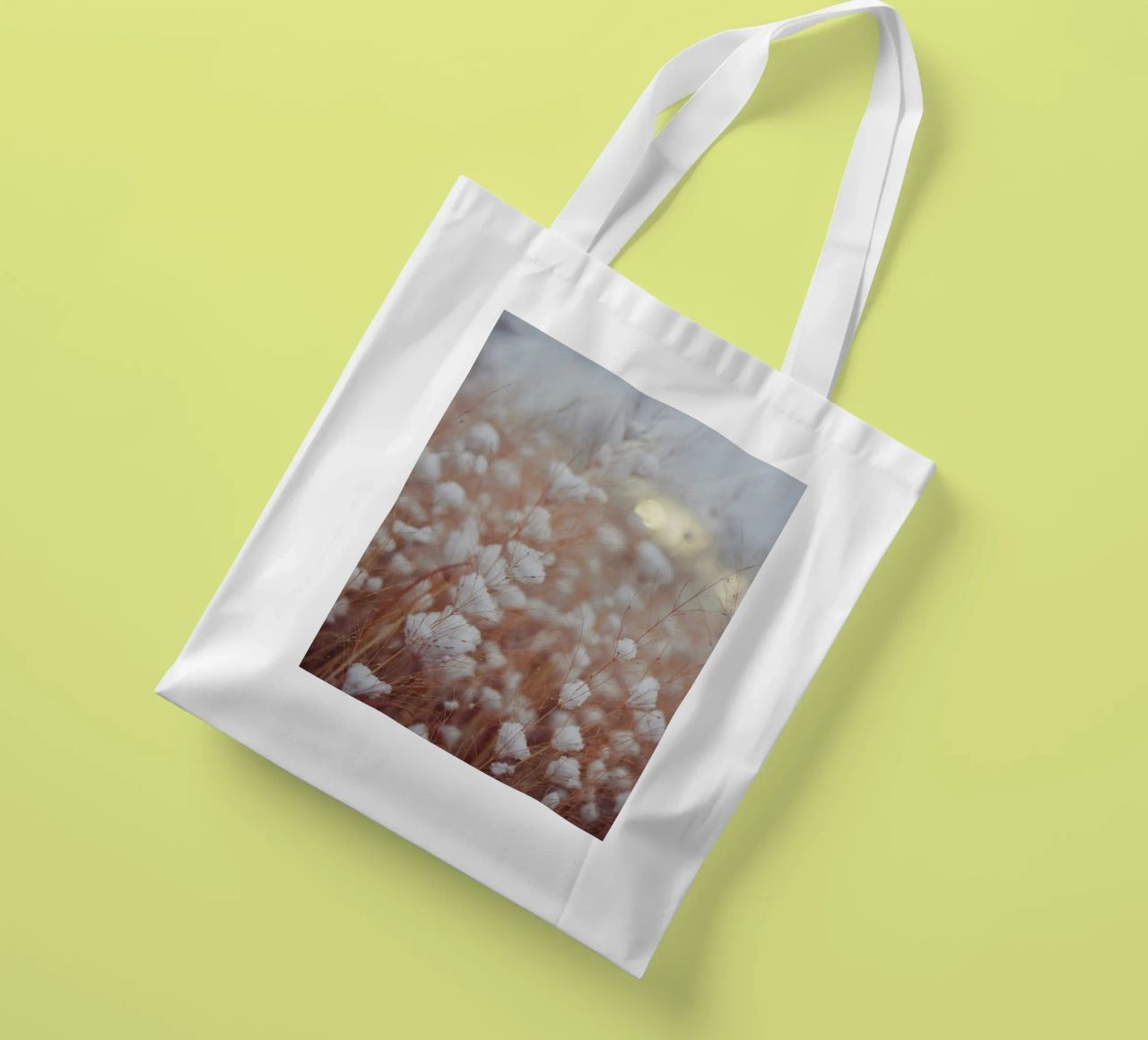 Un giardino di cotone borsa in juta da Peace