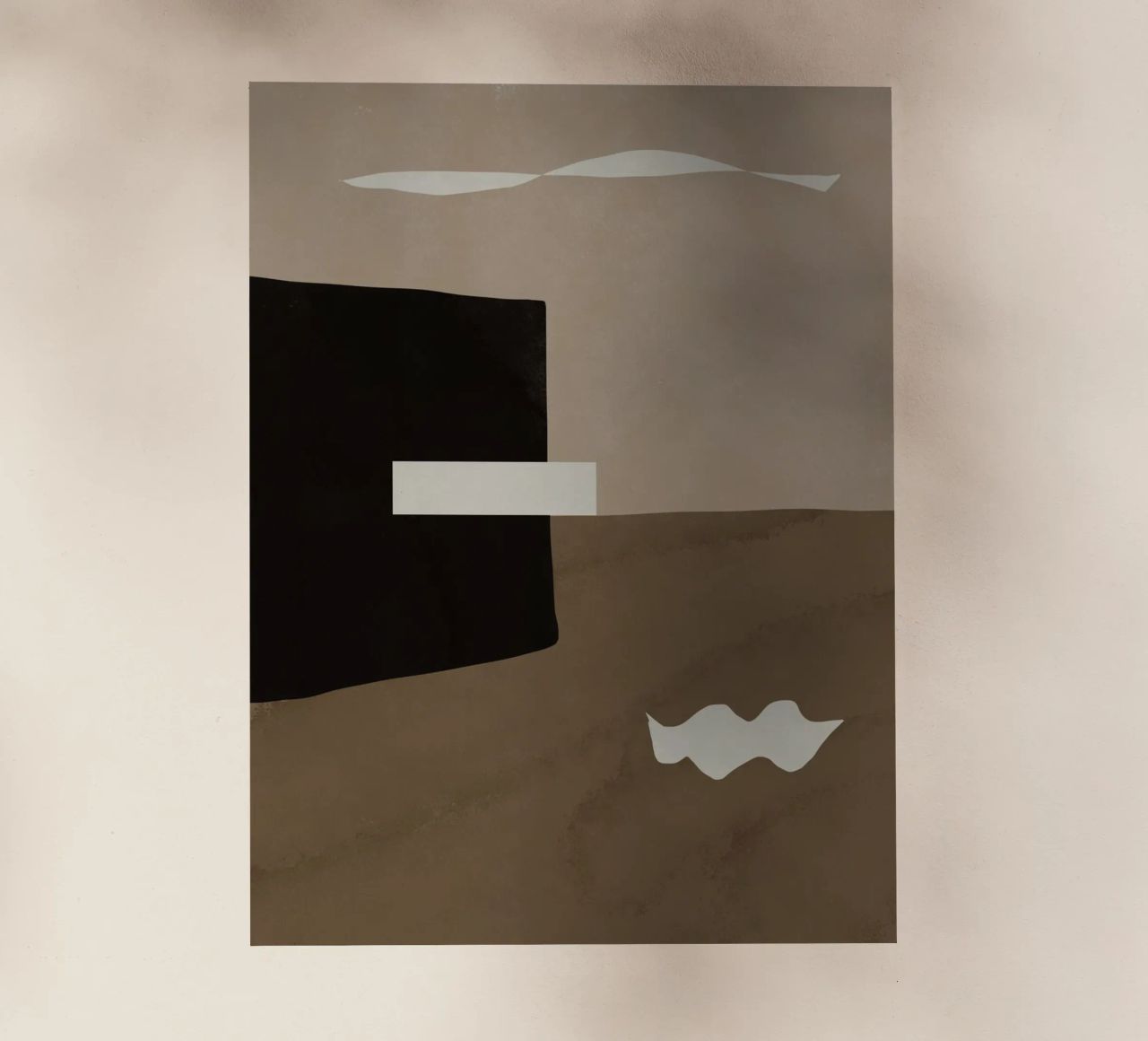 Ispo minimal neutral abstract pellicola backlit da Little Dean