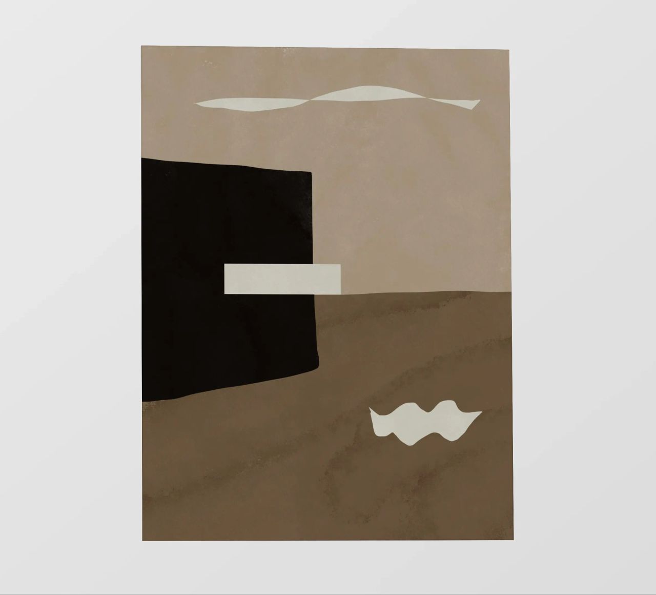 Ispo minimal neutral abstract pellicola backlit da Little Dean