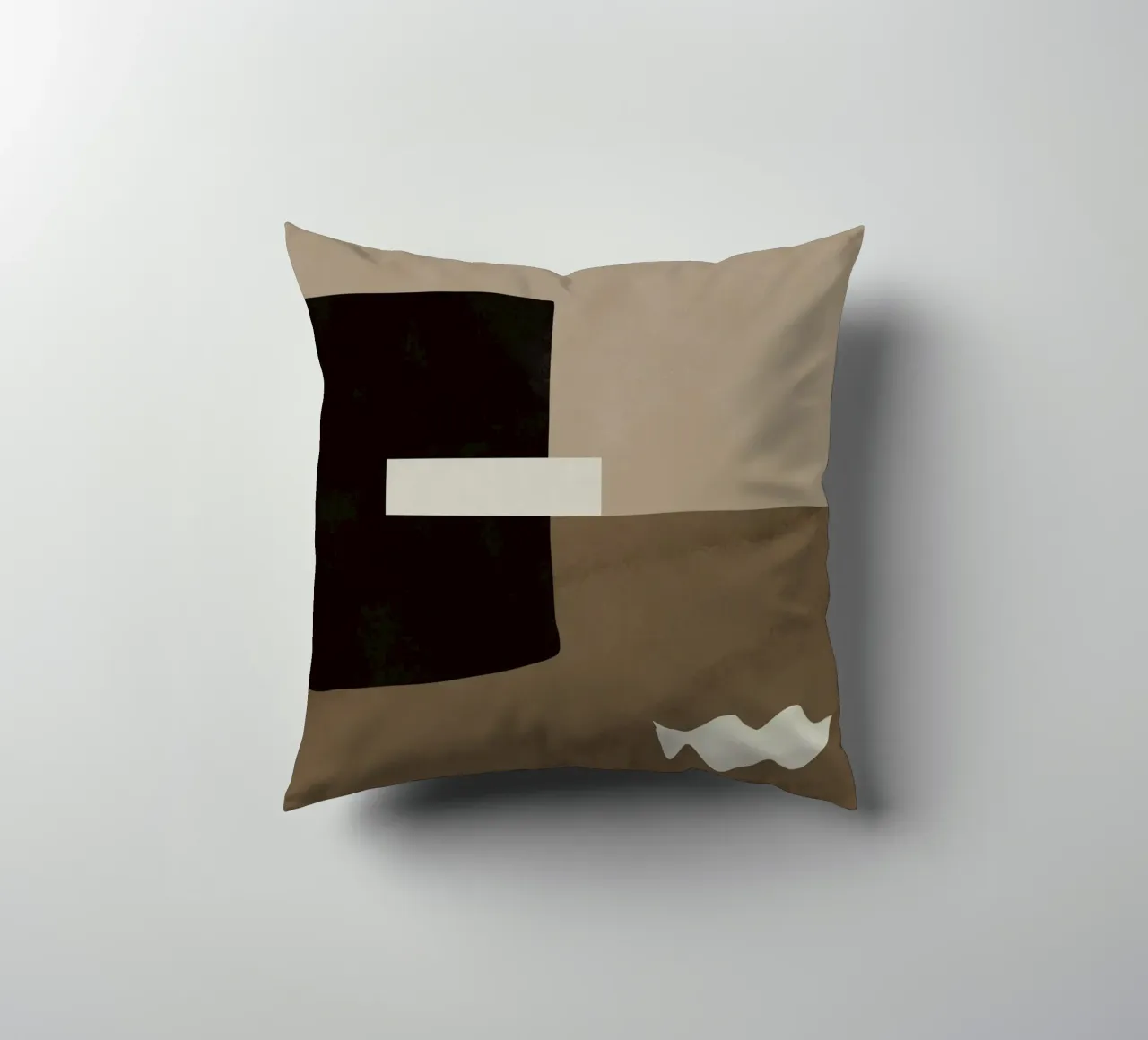 Inspo minimal neutral abstract cojín de Little Dean