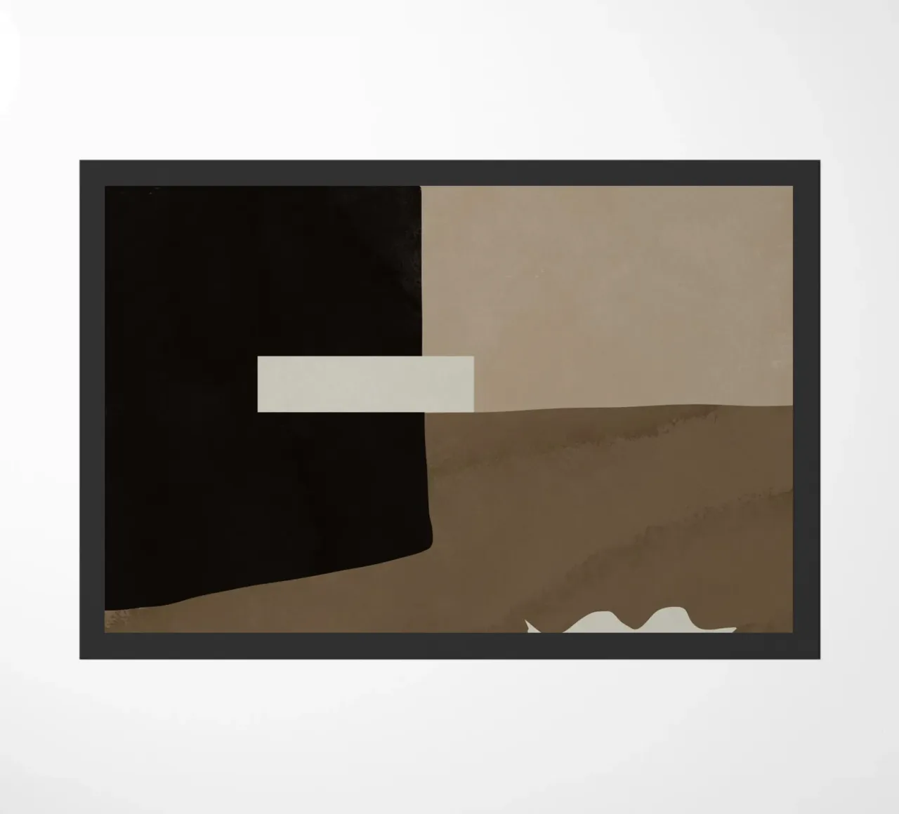 Inspo minimal neutral abstract felpudo de Little Dean