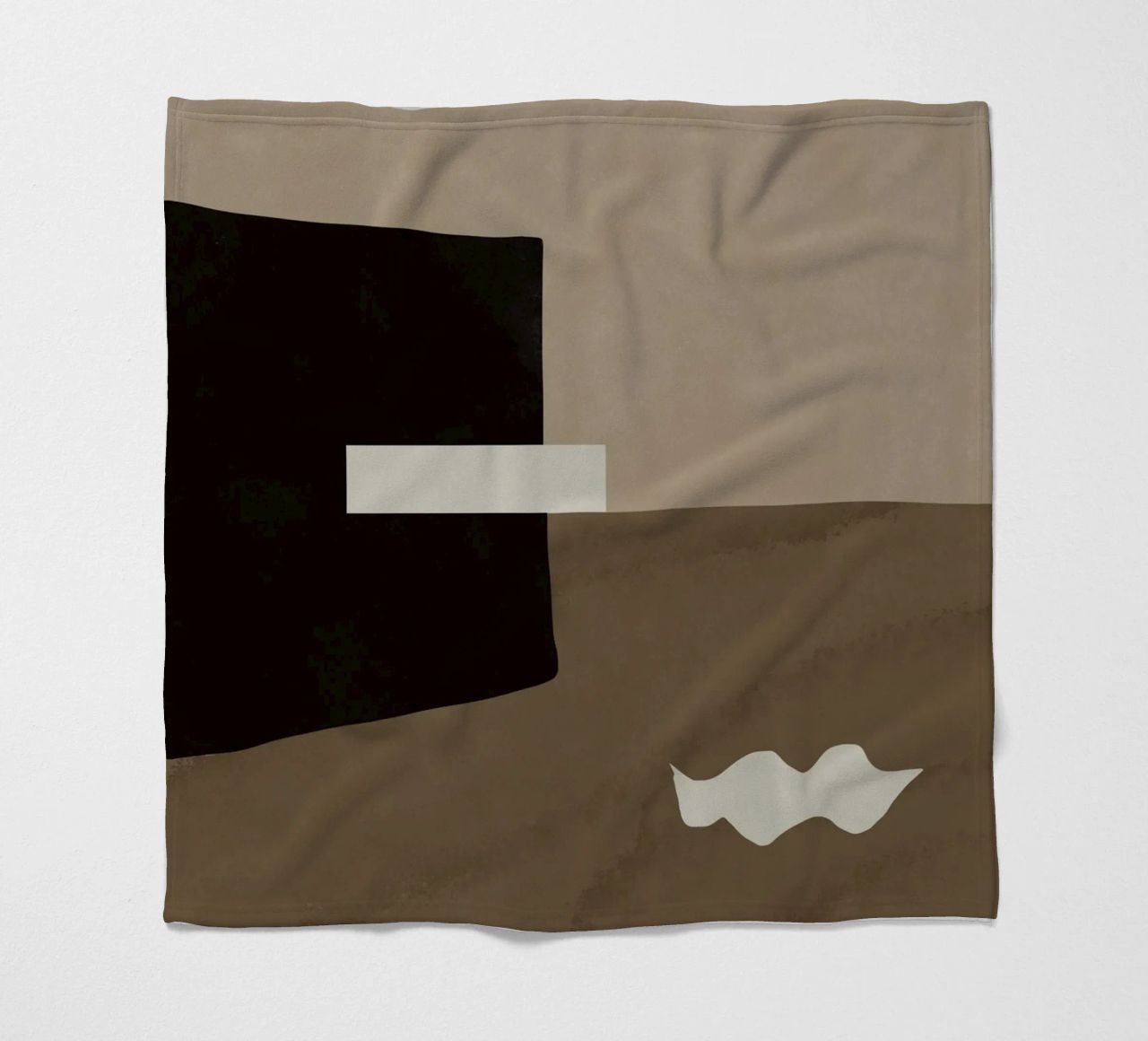 Ispo minimal neutral abstract coperta in pile da Little Dean