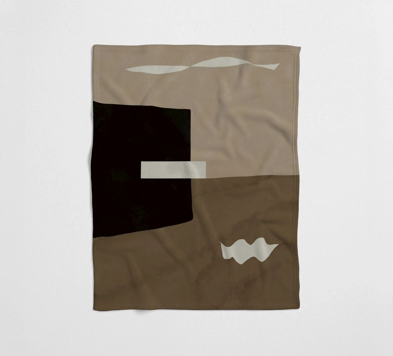 Ispo minimal neutral abstract coperta in pile da Little Dean