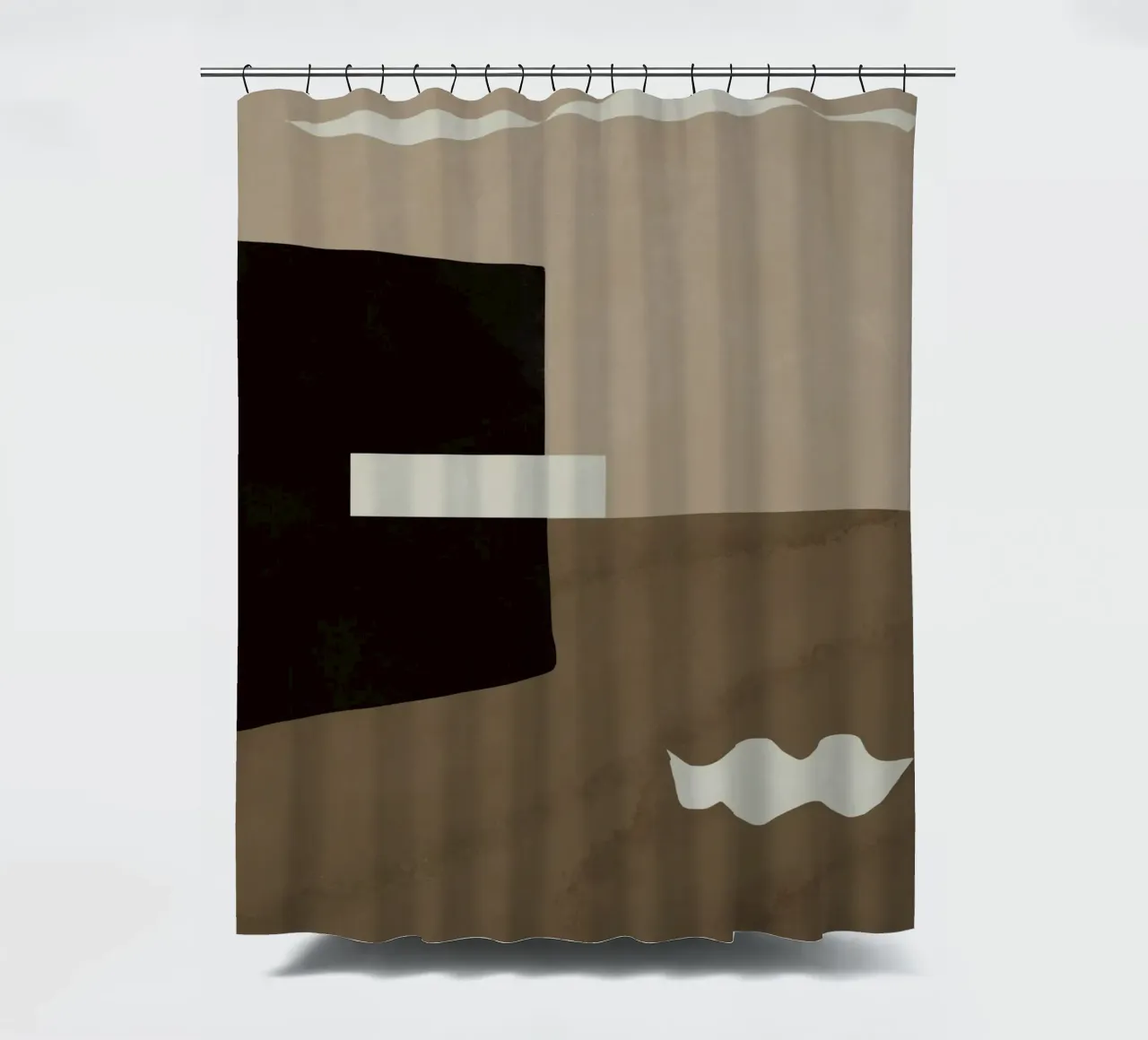 Ispo minimal neutral abstract tenda da doccia da Little Dean