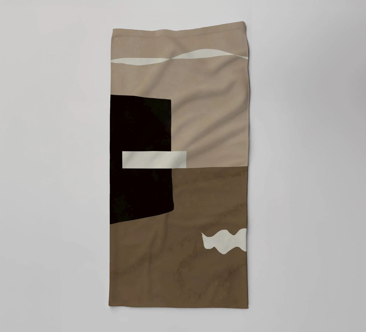 Ispo minimal neutral abstract asciugamano da bagno da Little Dean