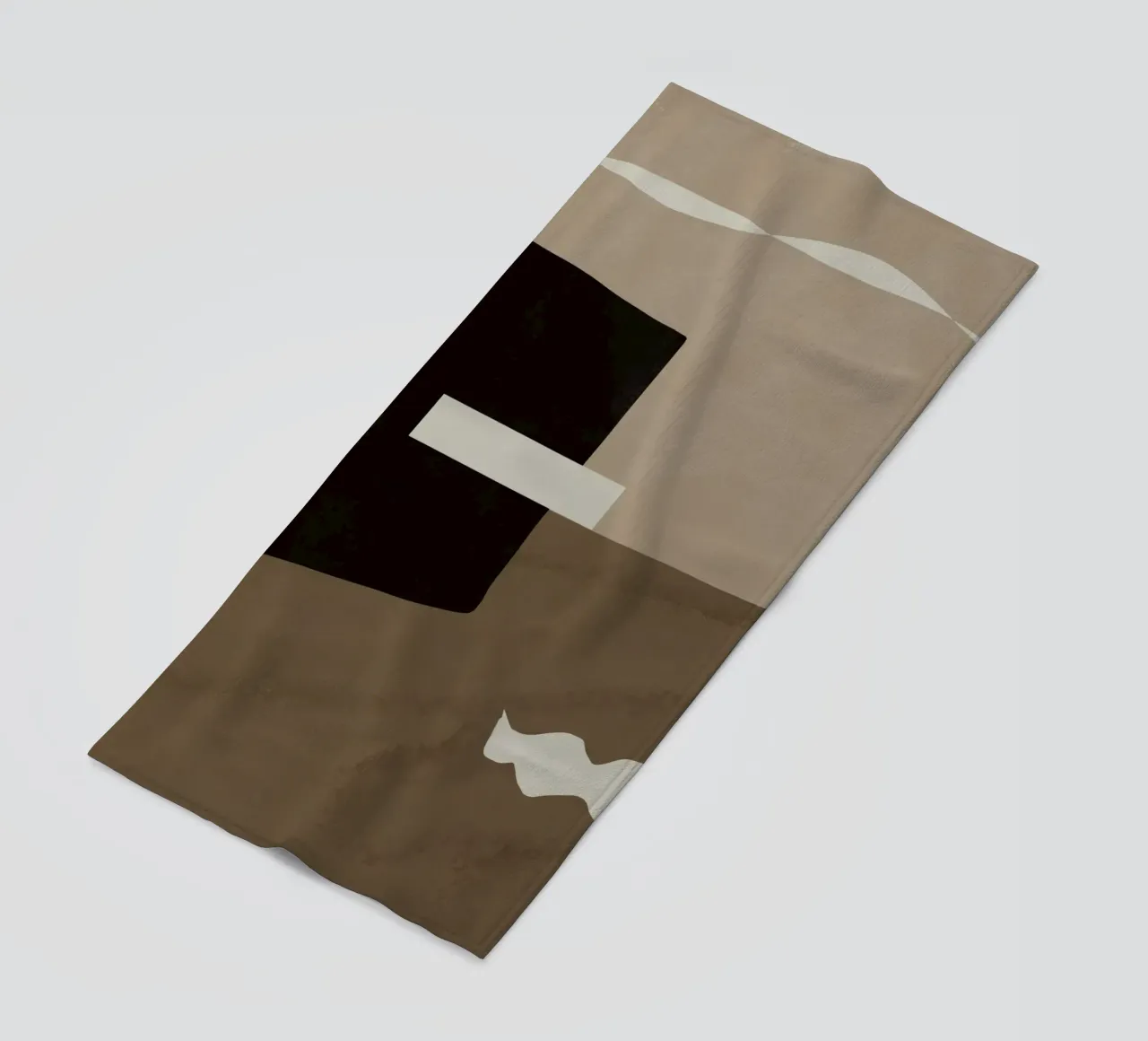 Ispo minimal neutral abstract telo mare da Little Dean