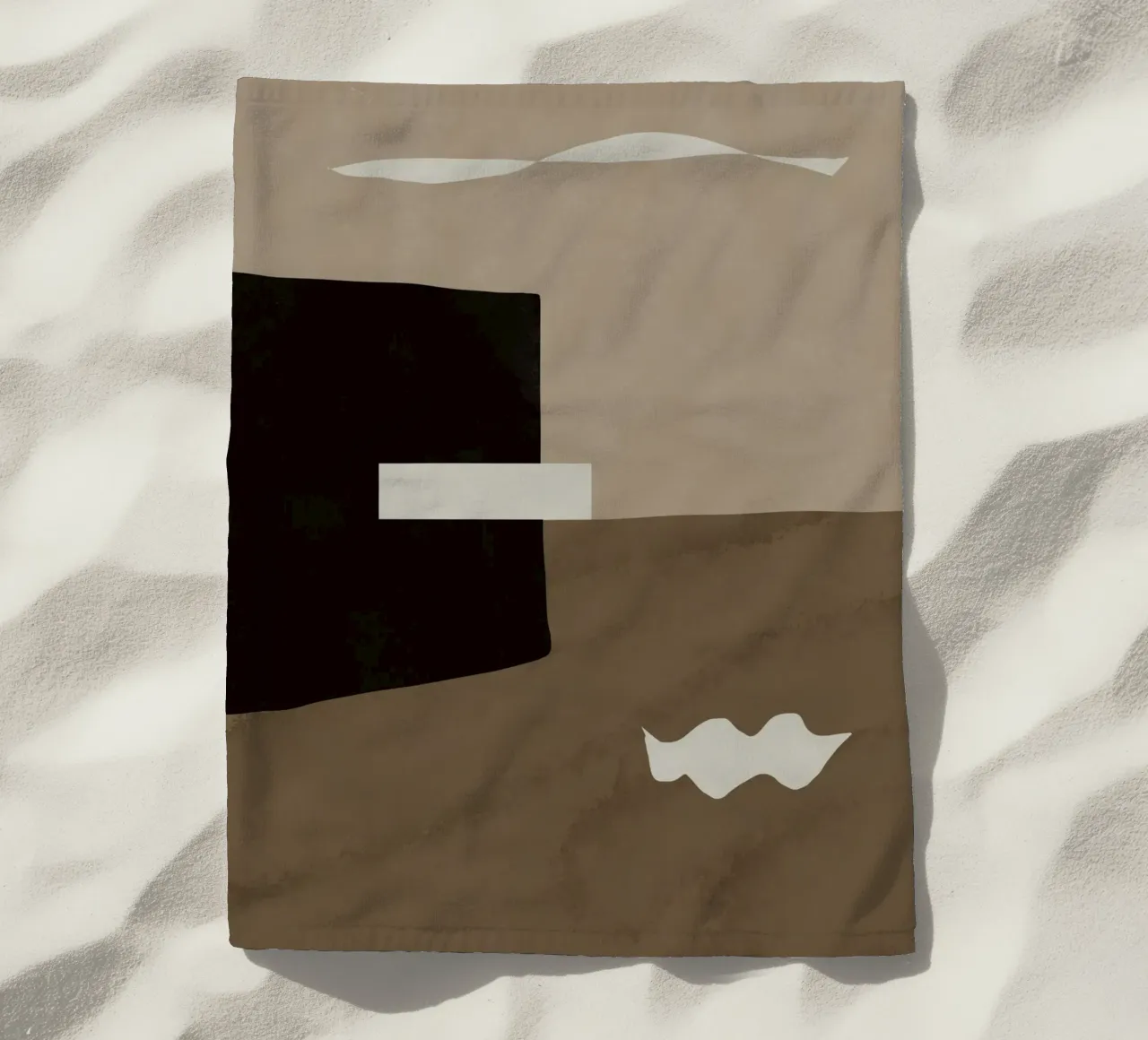 Ispo minimal neutral abstract telo mare da Little Dean